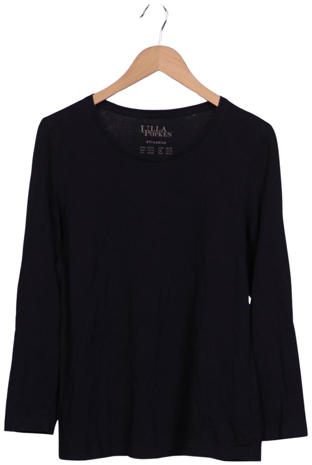 

Ulla Popken Damen Langarmshirt, schwarz, Gr. 42