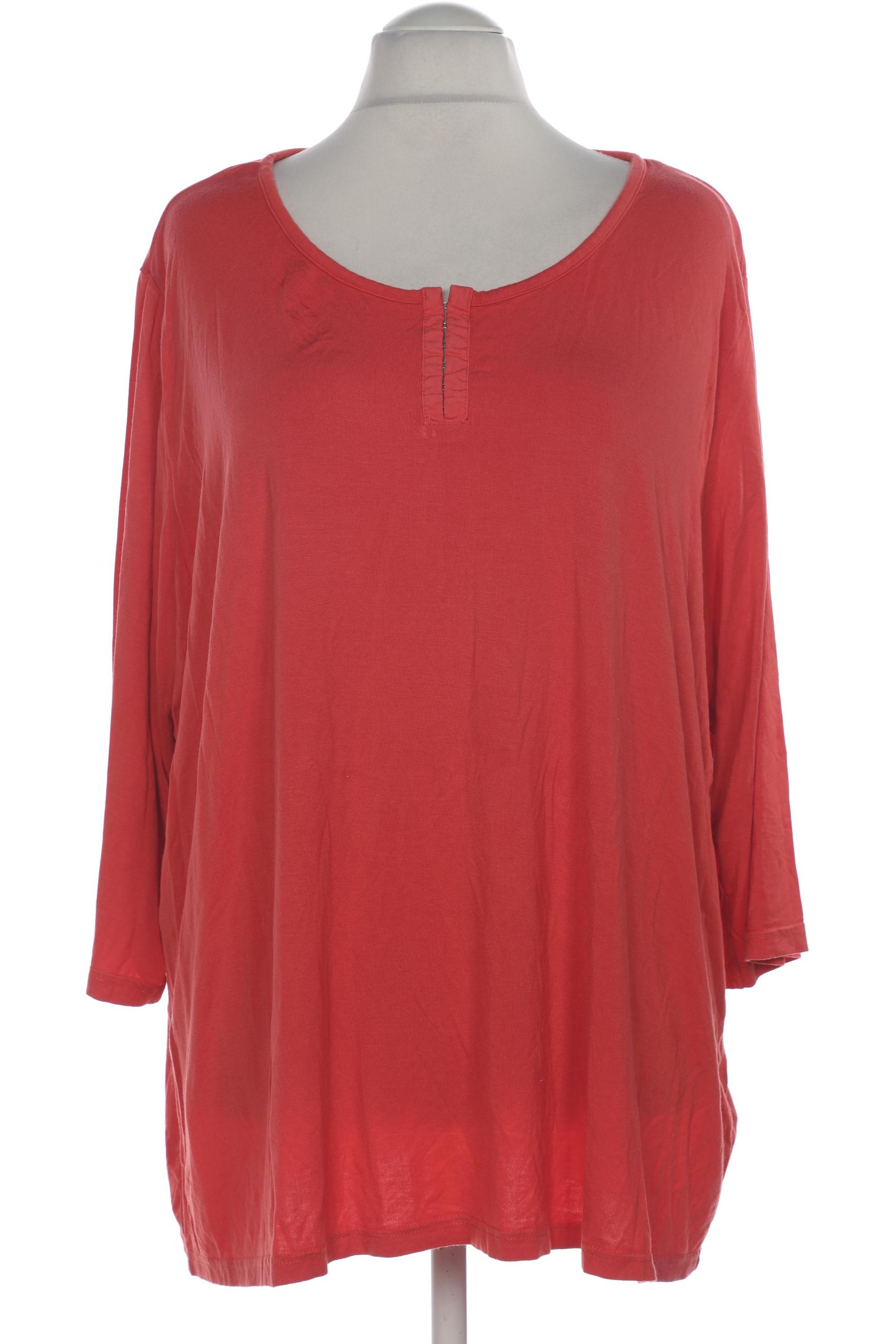 

Ulla Popken Damen Langarmshirt, rot, Gr. 54
