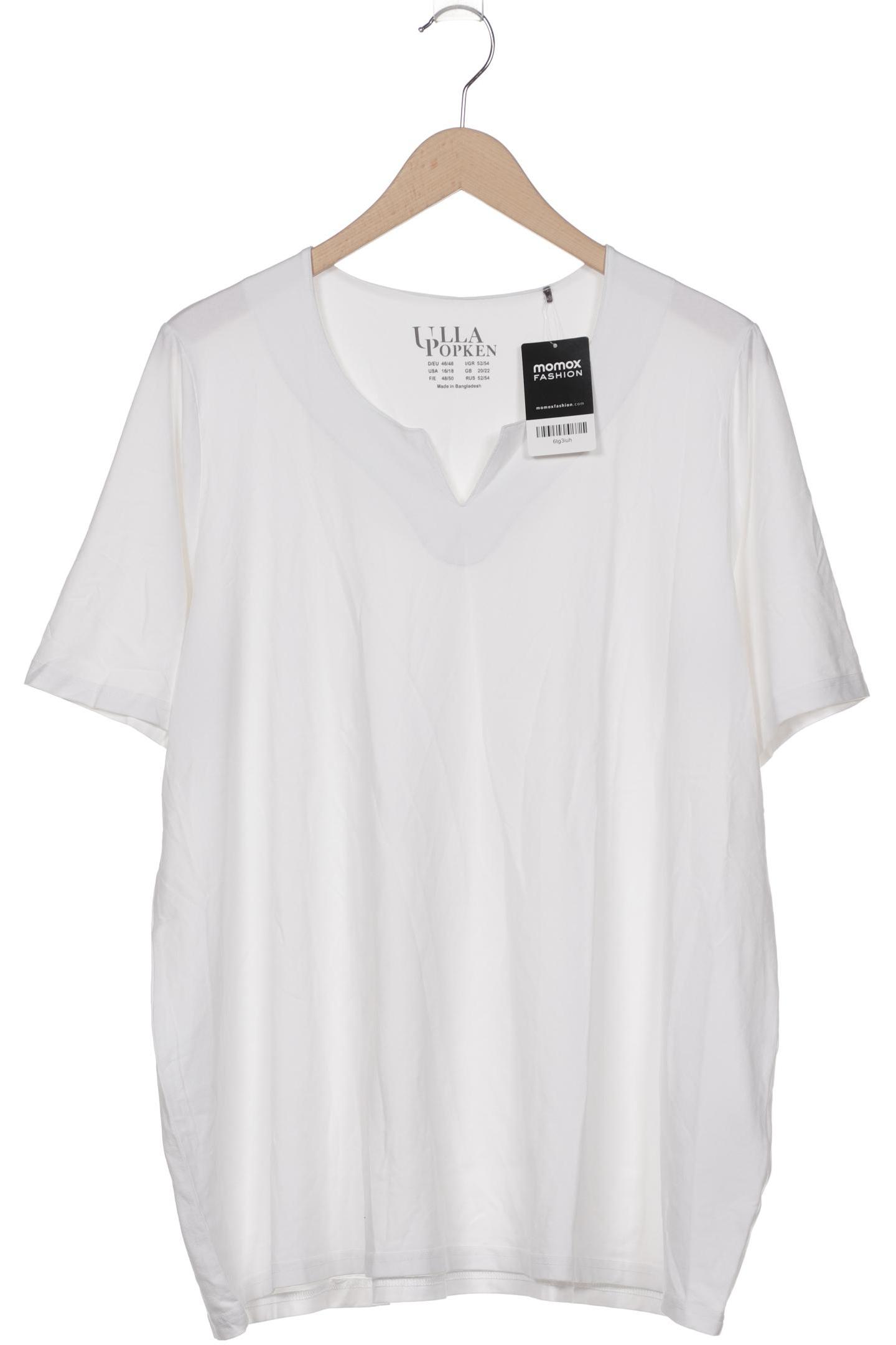 

Ulla Popken Damen T-Shirt, weiß, Gr. 46