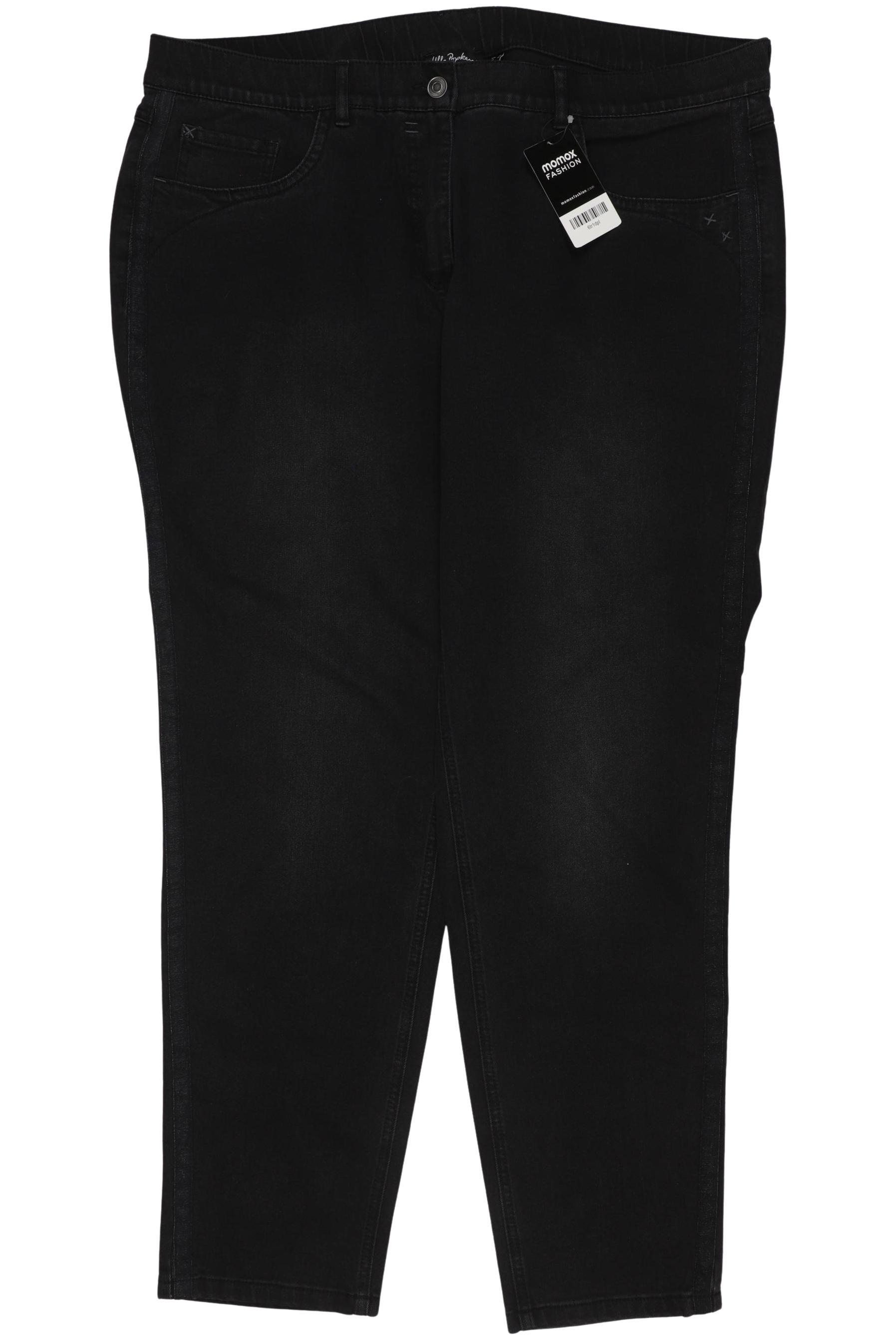 

Ulla Popken Damen Jeans, schwarz, Gr. 50