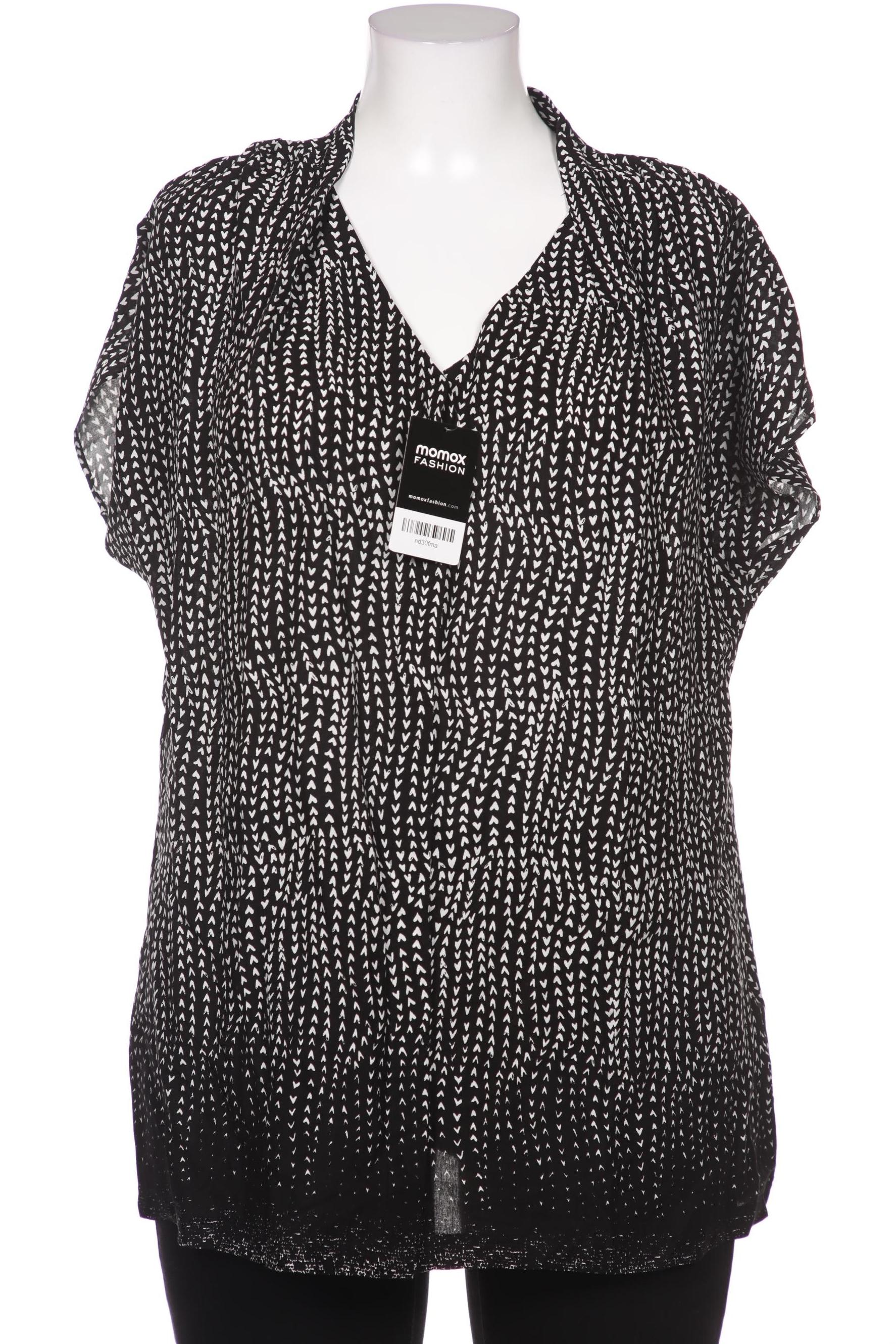 

Ulla Popken Damen Bluse, schwarz, Gr. 46