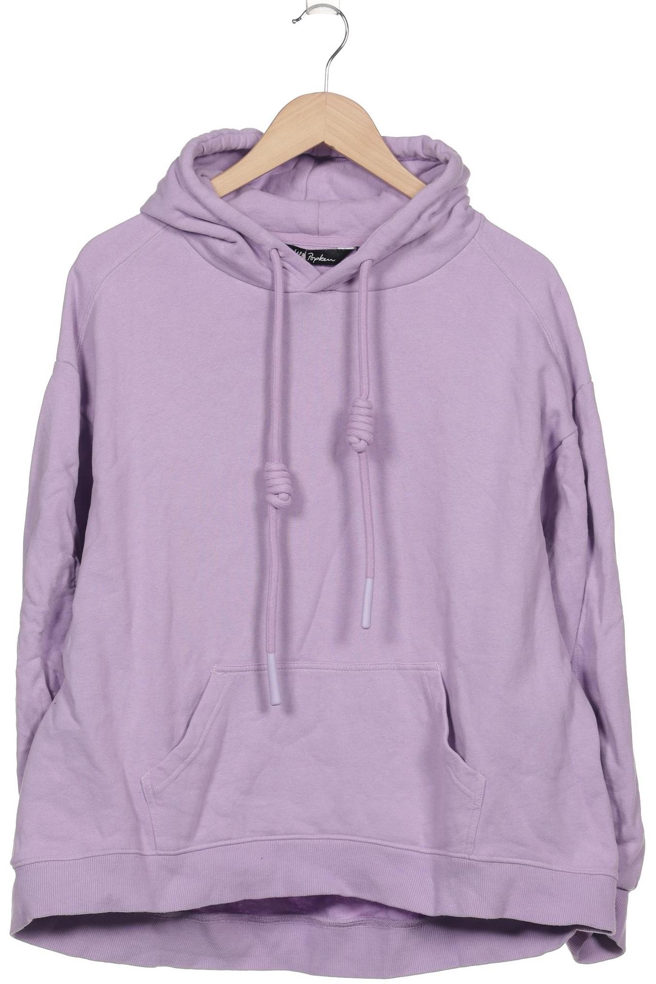 

Ulla Popken Damen Kapuzenpullover, flieder, Gr. 42