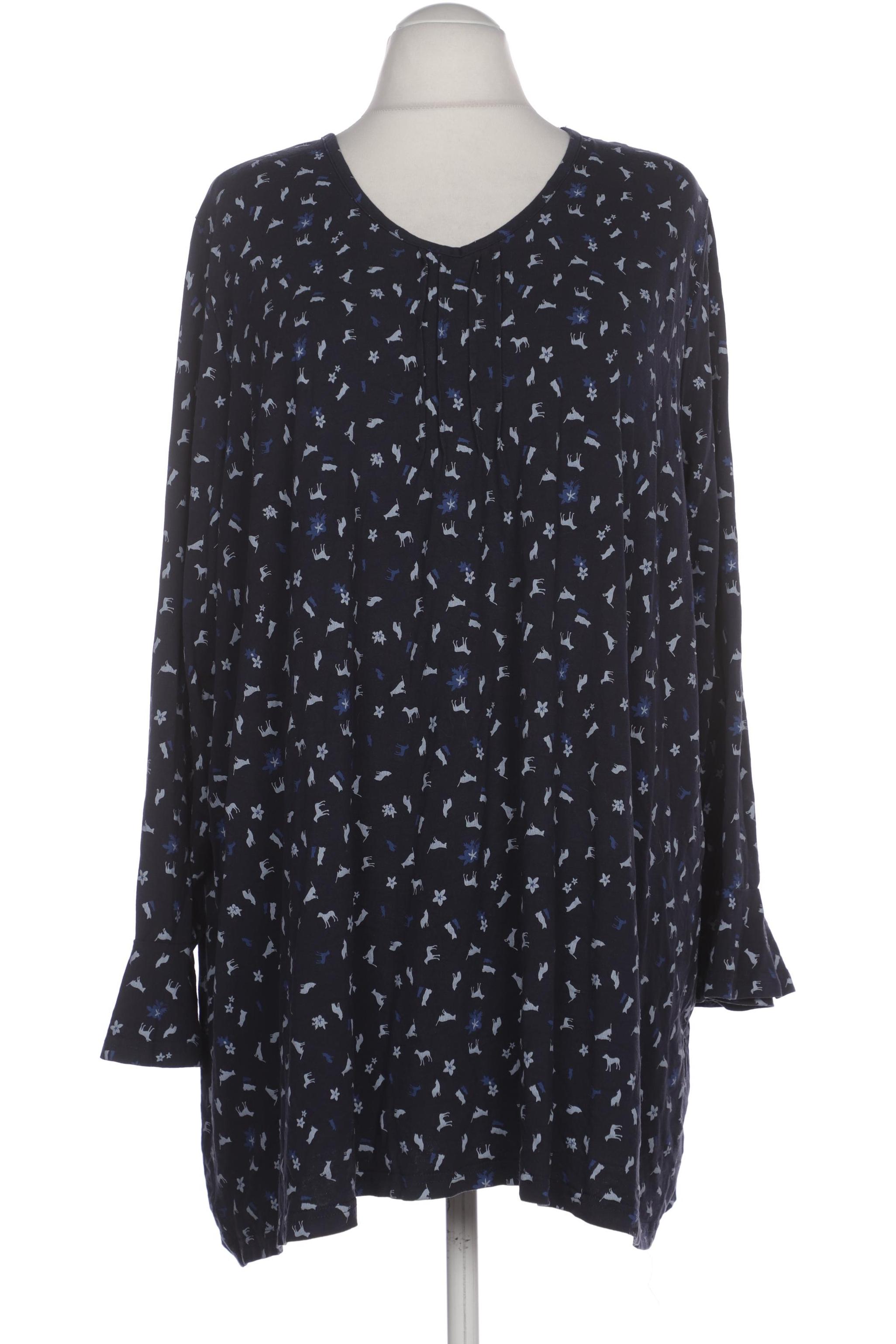 

Ulla Popken Damen Langarmshirt, marineblau, Gr. 54