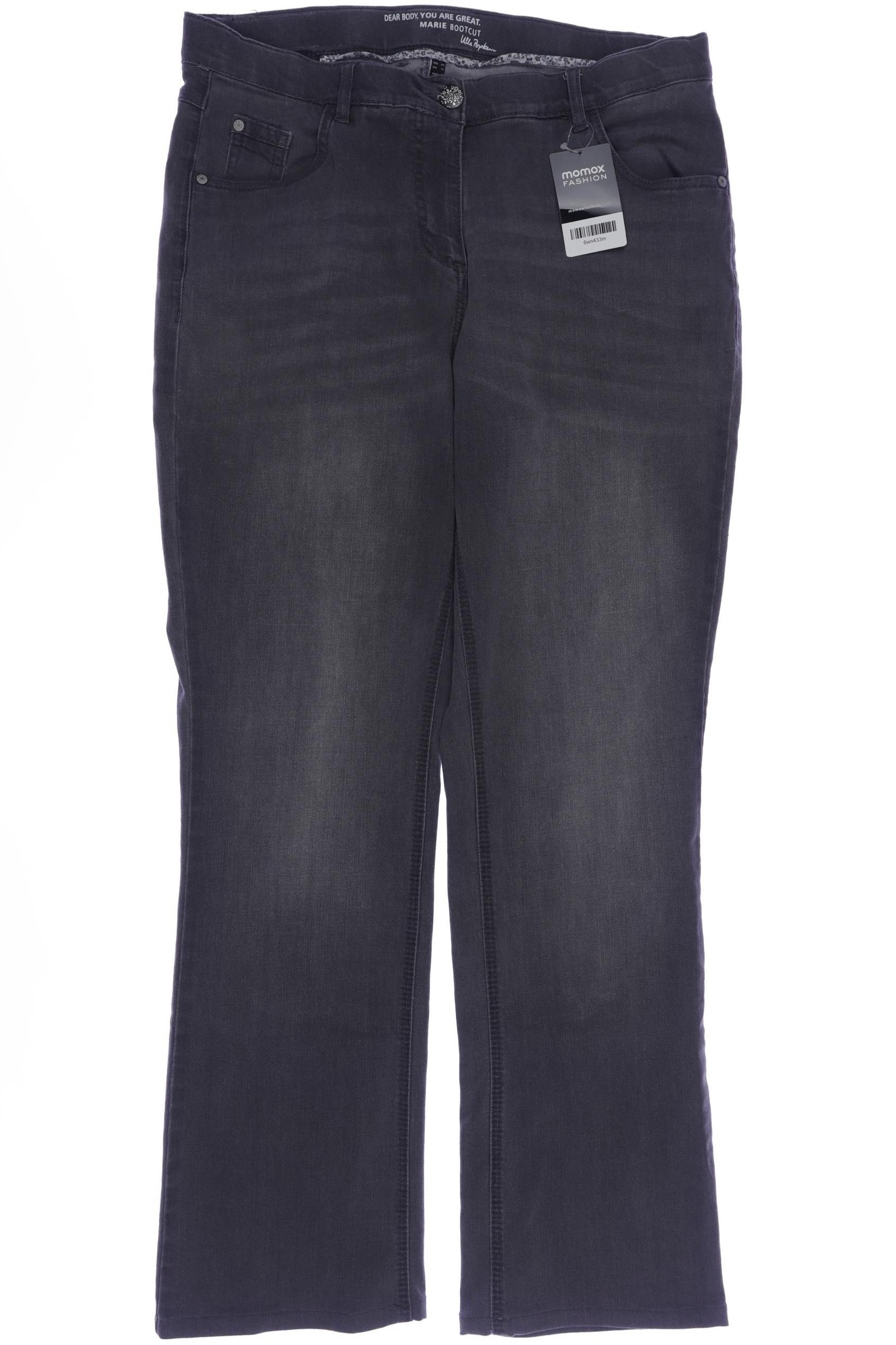 

Ulla Popken Damen Jeans, grau, Gr. 44