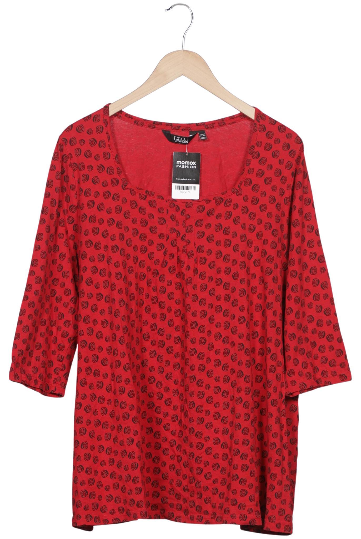 

Ulla Popken Damen Langarmshirt, rot, Gr. 50