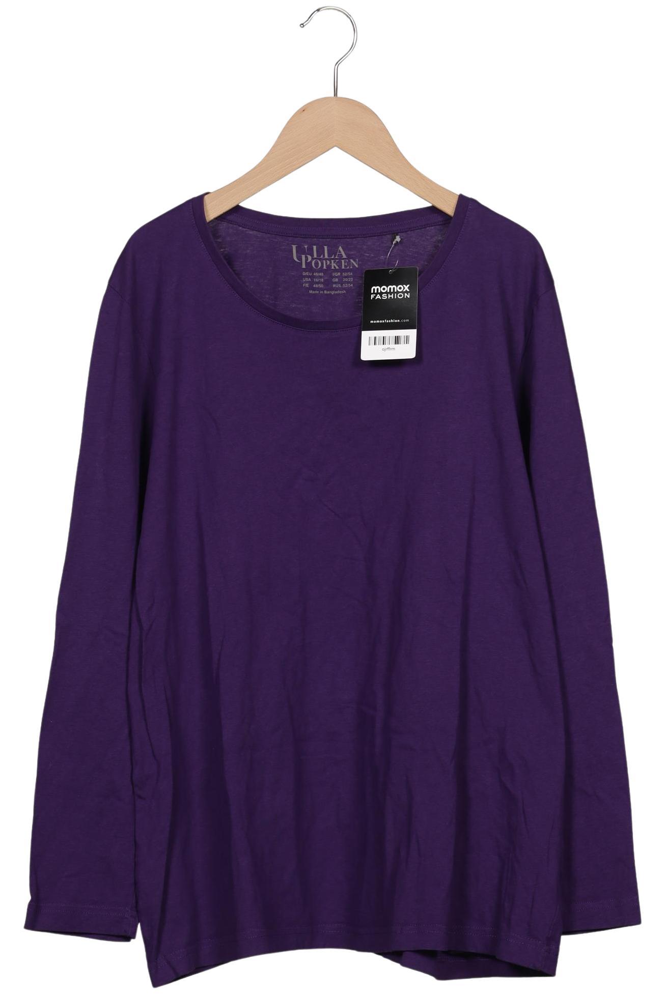 

Ulla Popken Damen Langarmshirt, flieder, Gr. 46