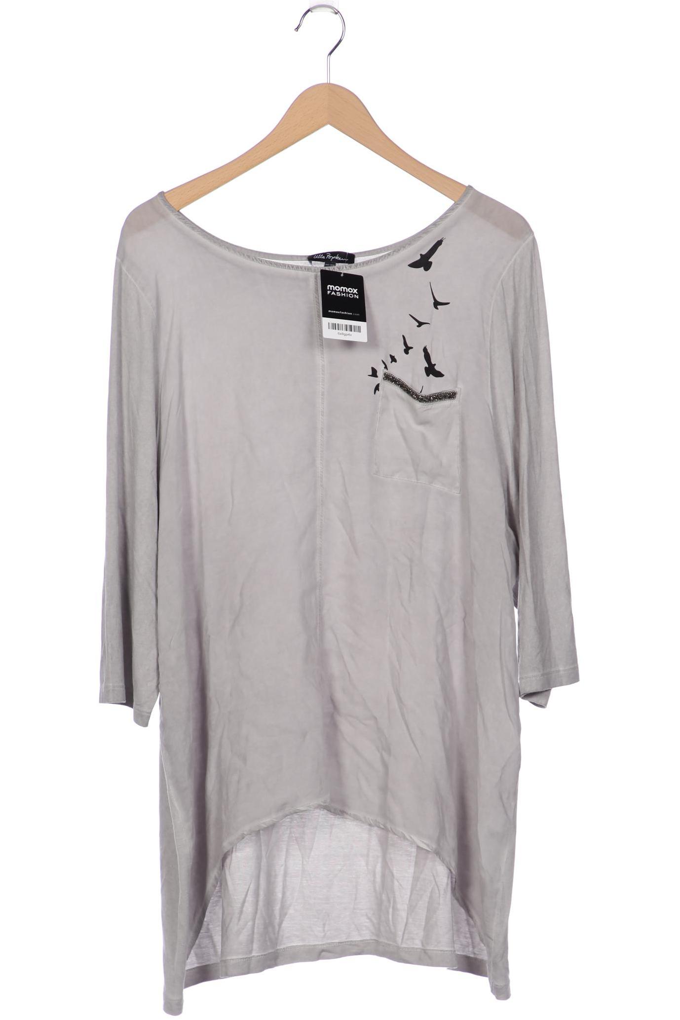 

Ulla Popken Damen Langarmshirt, grau