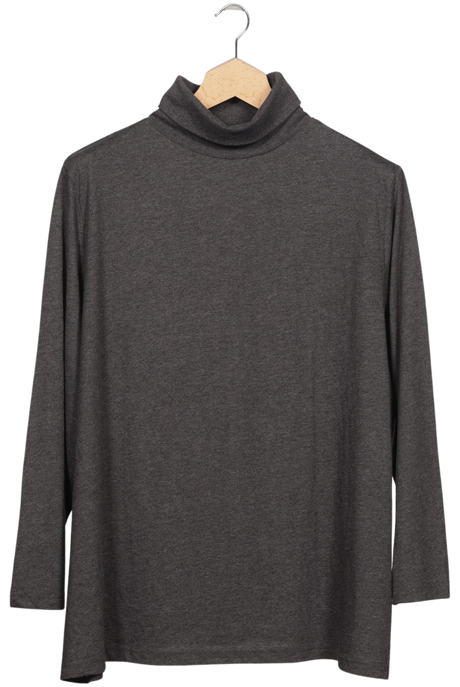 

Ulla Popken Damen Langarmshirt, grau, Gr. 58