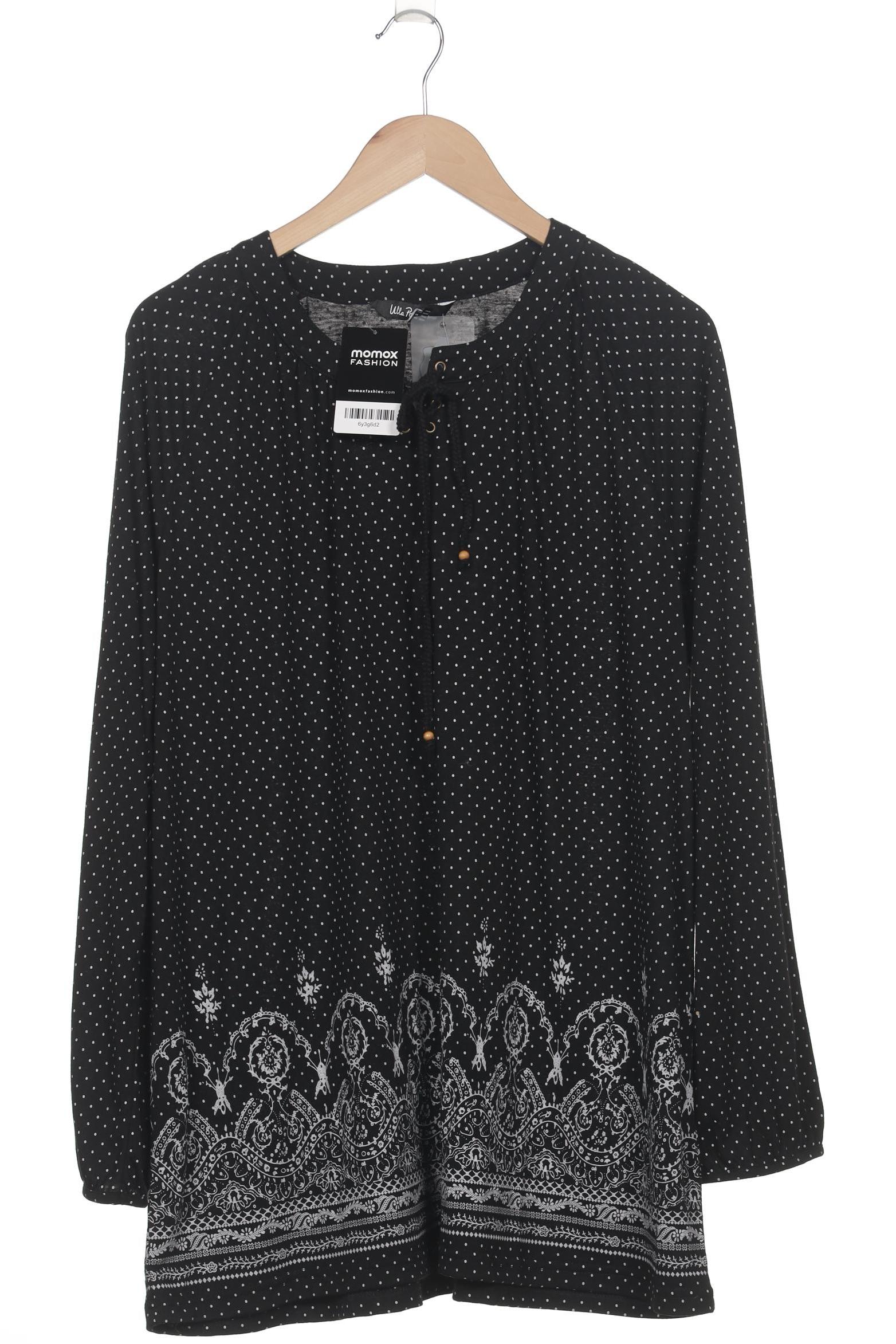 

Ulla Popken Damen Langarmshirt, schwarz, Gr. 46