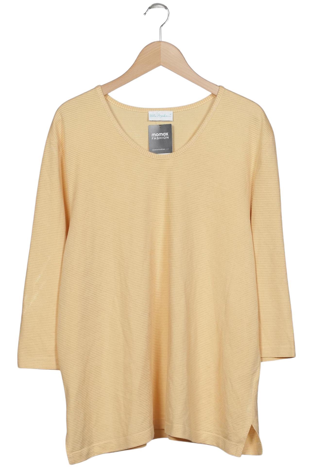 

Ulla Popken Damen Langarmshirt, gelb, Gr. 46