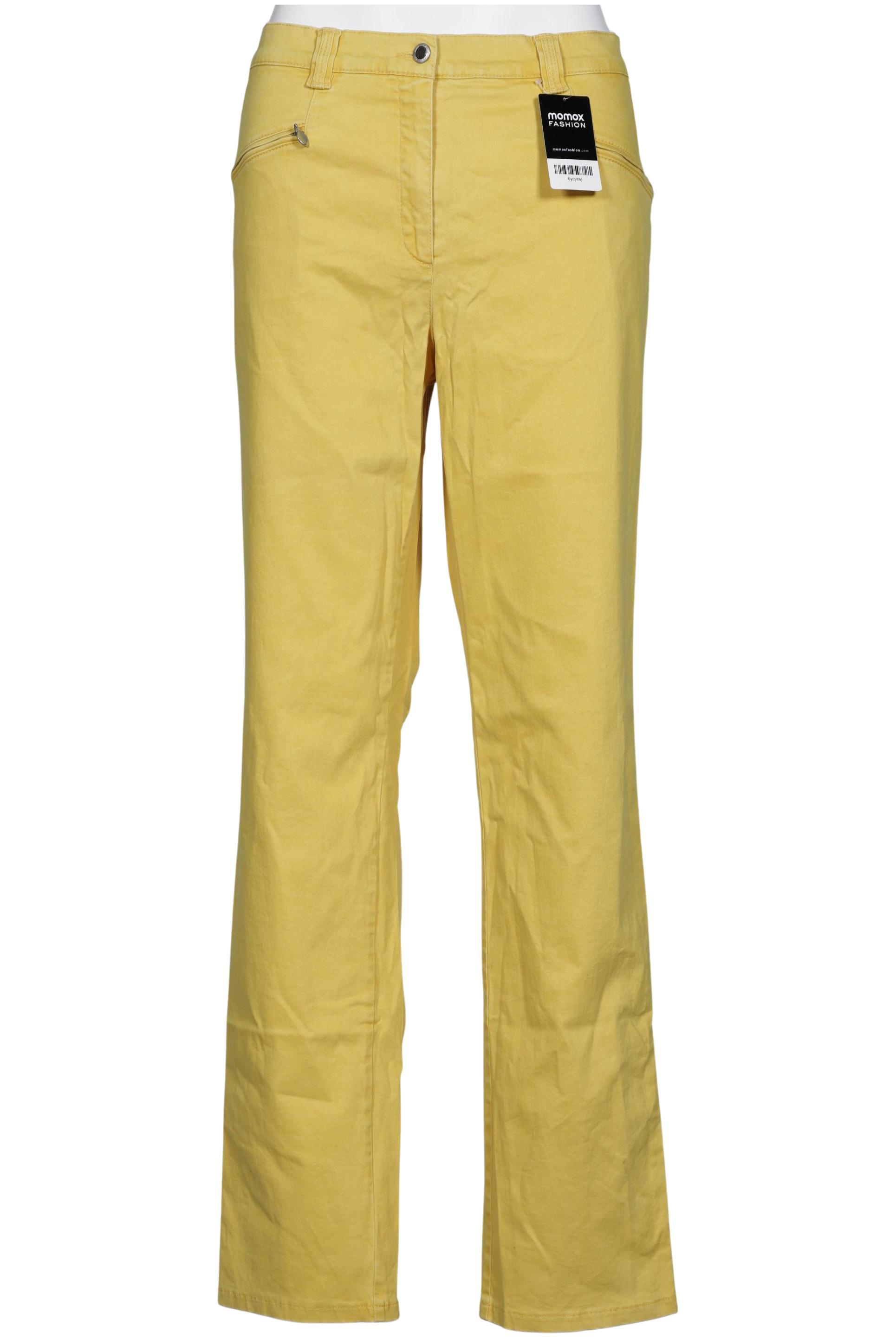 

Ulla Popken Damen Jeans, gelb, Gr. 88