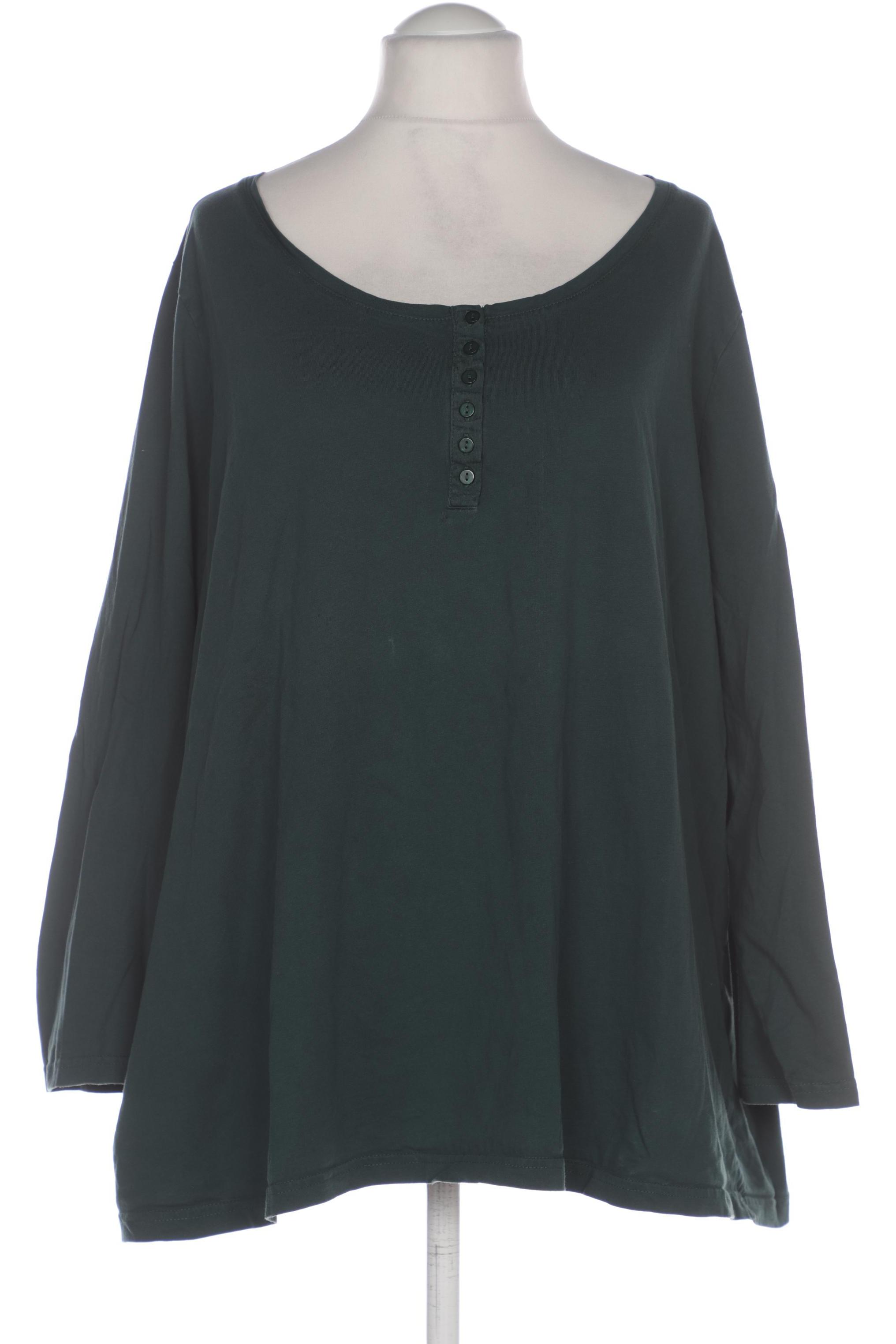 

Ulla Popken Damen Langarmshirt, grün, Gr. 54