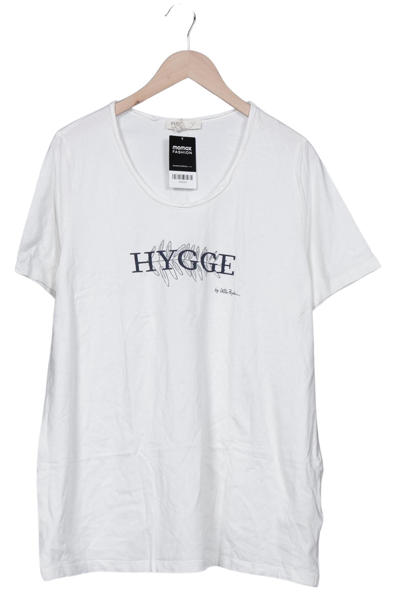 

Ulla Popken Damen T-Shirt, weiß, Gr. 46