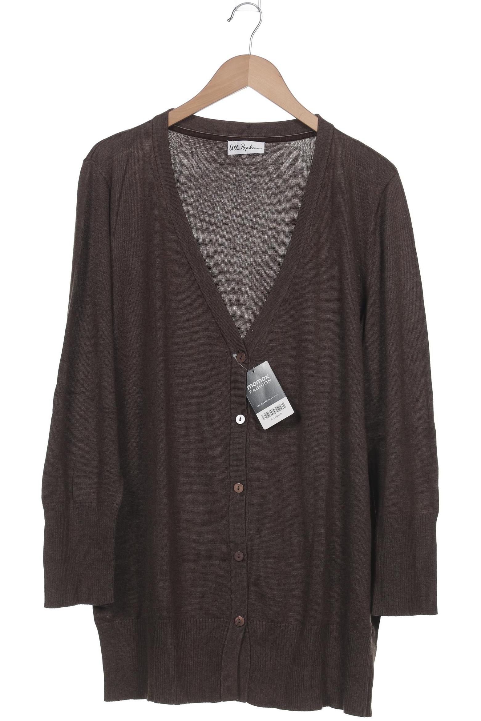 

Ulla Popken Damen Strickjacke, braun, Gr. 46