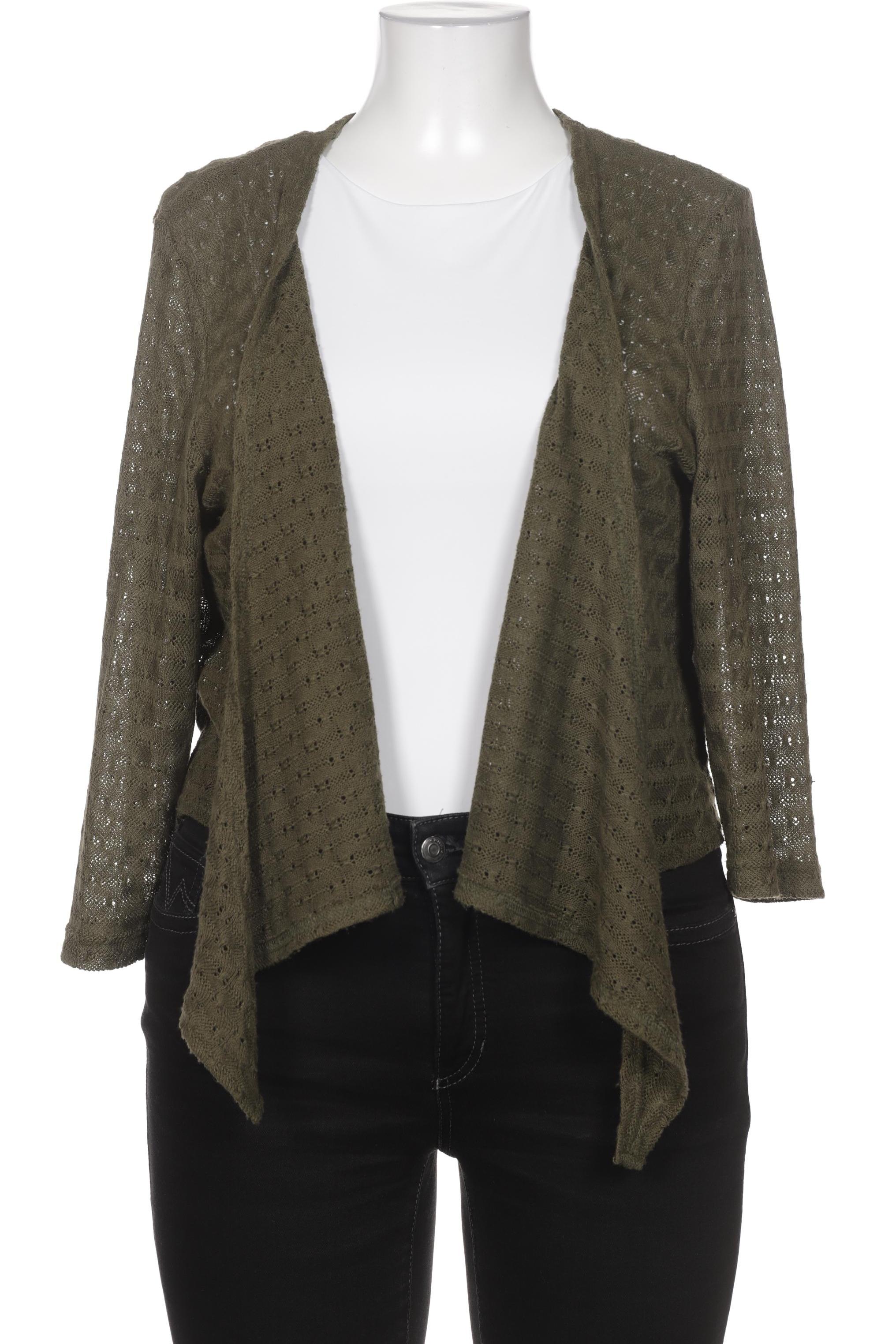 

Ulla Popken Damen Strickjacke, grün, Gr. 46