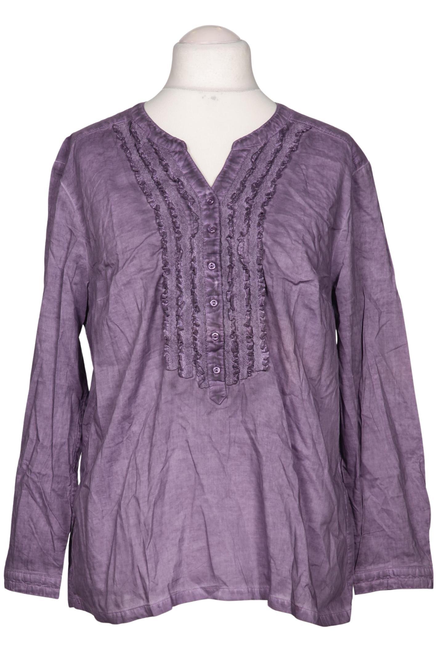 

Ulla Popken Damen Bluse, flieder, Gr. 42