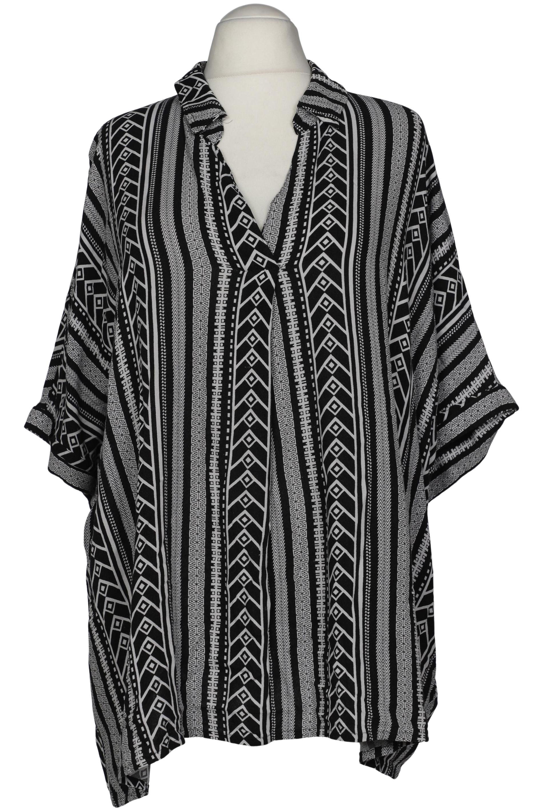 

Ulla Popken Damen Bluse, schwarz, Gr. 58