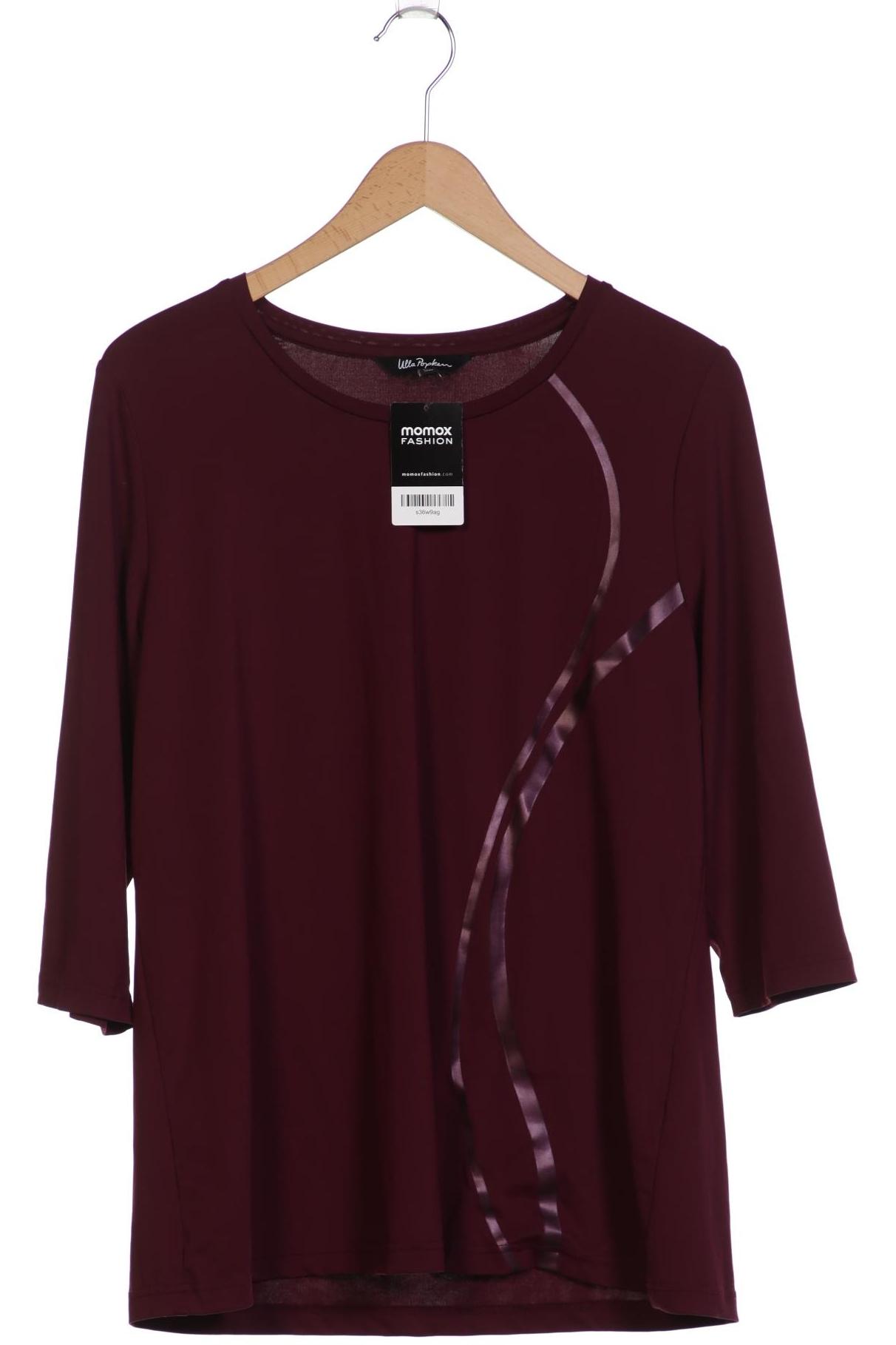 

Ulla Popken Damen Langarmshirt, bordeaux, Gr. 42