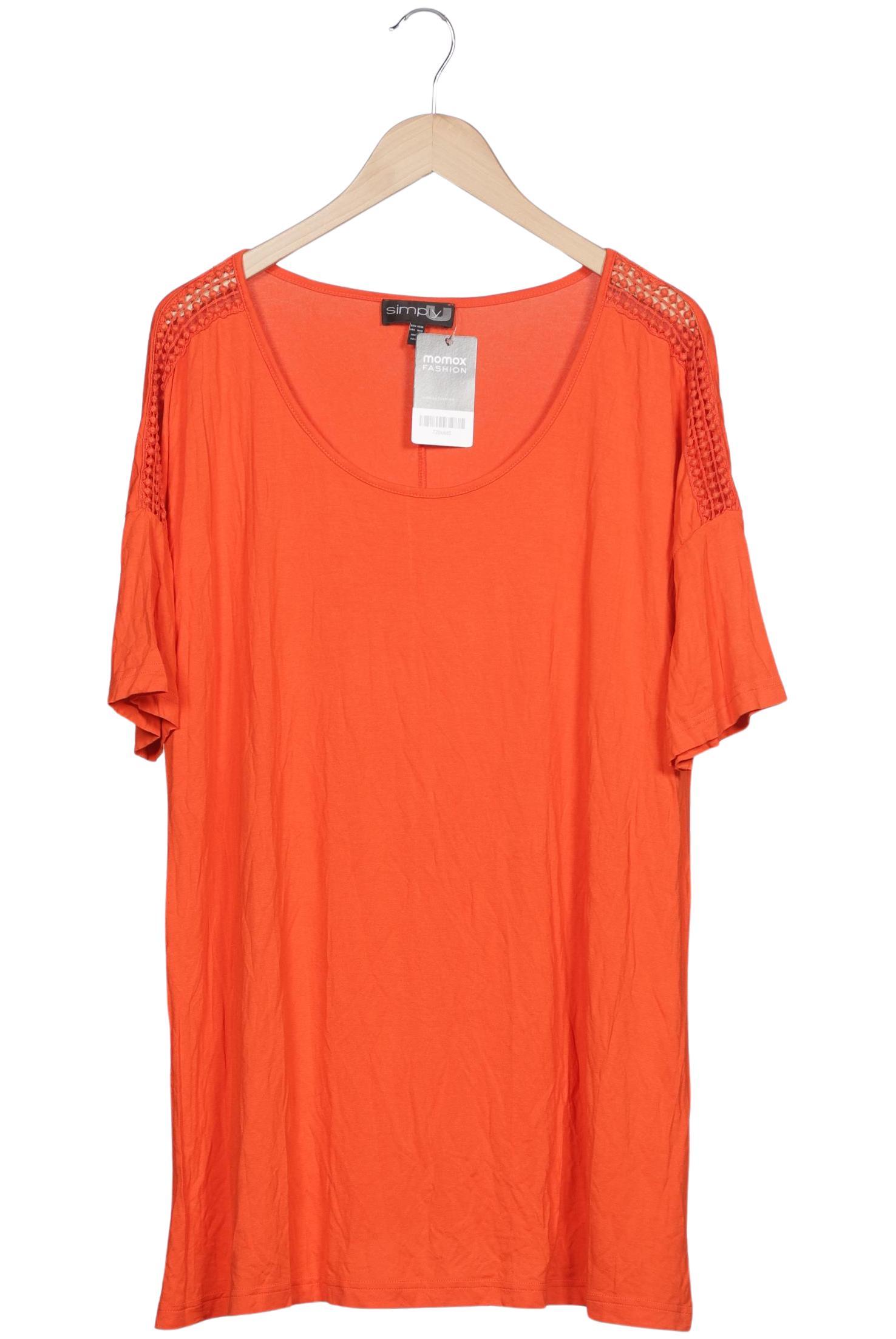 

Ulla Popken Damen T-Shirt, orange, Gr. 46