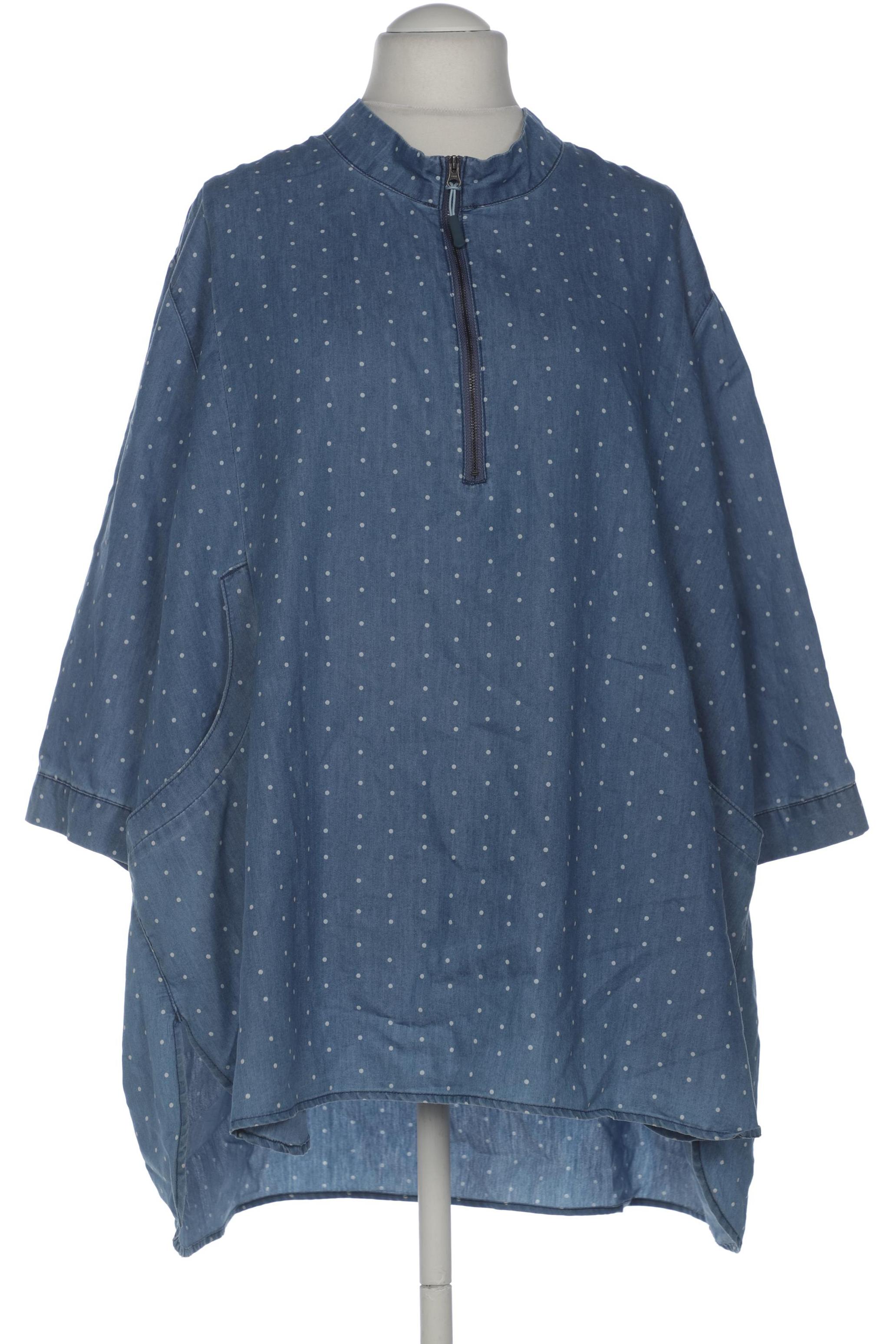 

Ulla Popken Damen Bluse, blau, Gr. 58