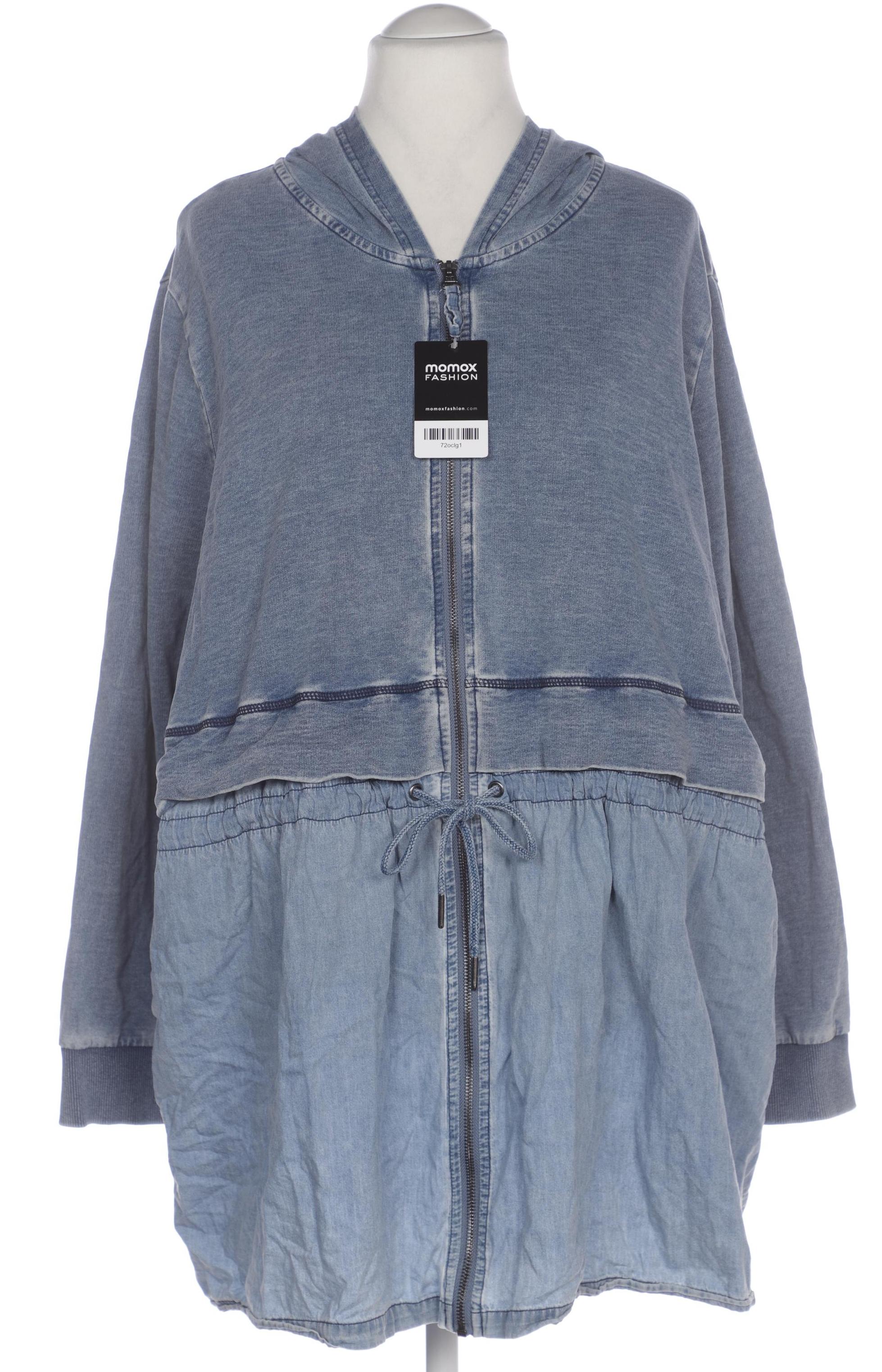 

Ulla Popken Damen Kapuzenpullover, blau, Gr. 54