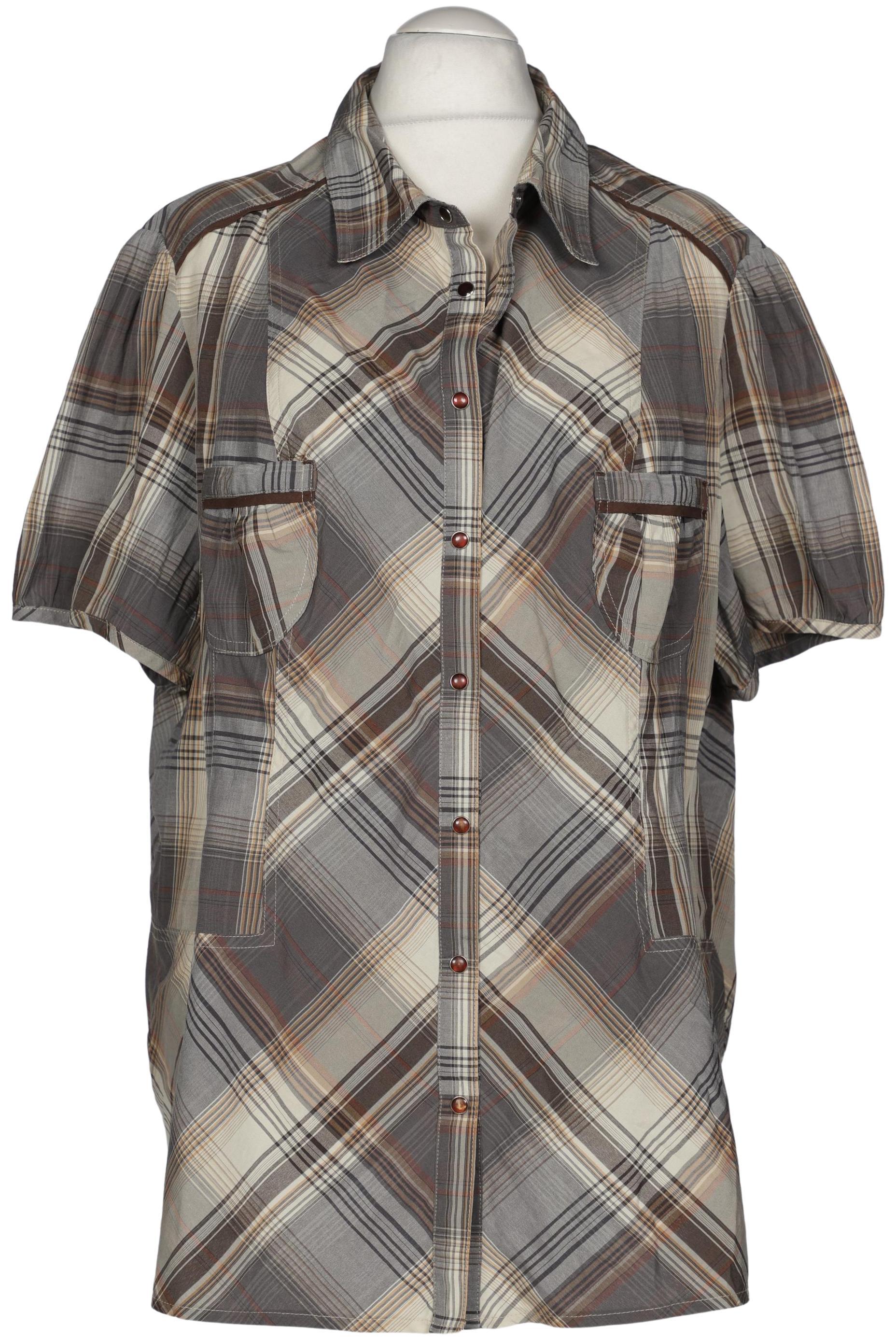 

Ulla Popken Damen Bluse, braun, Gr. 56