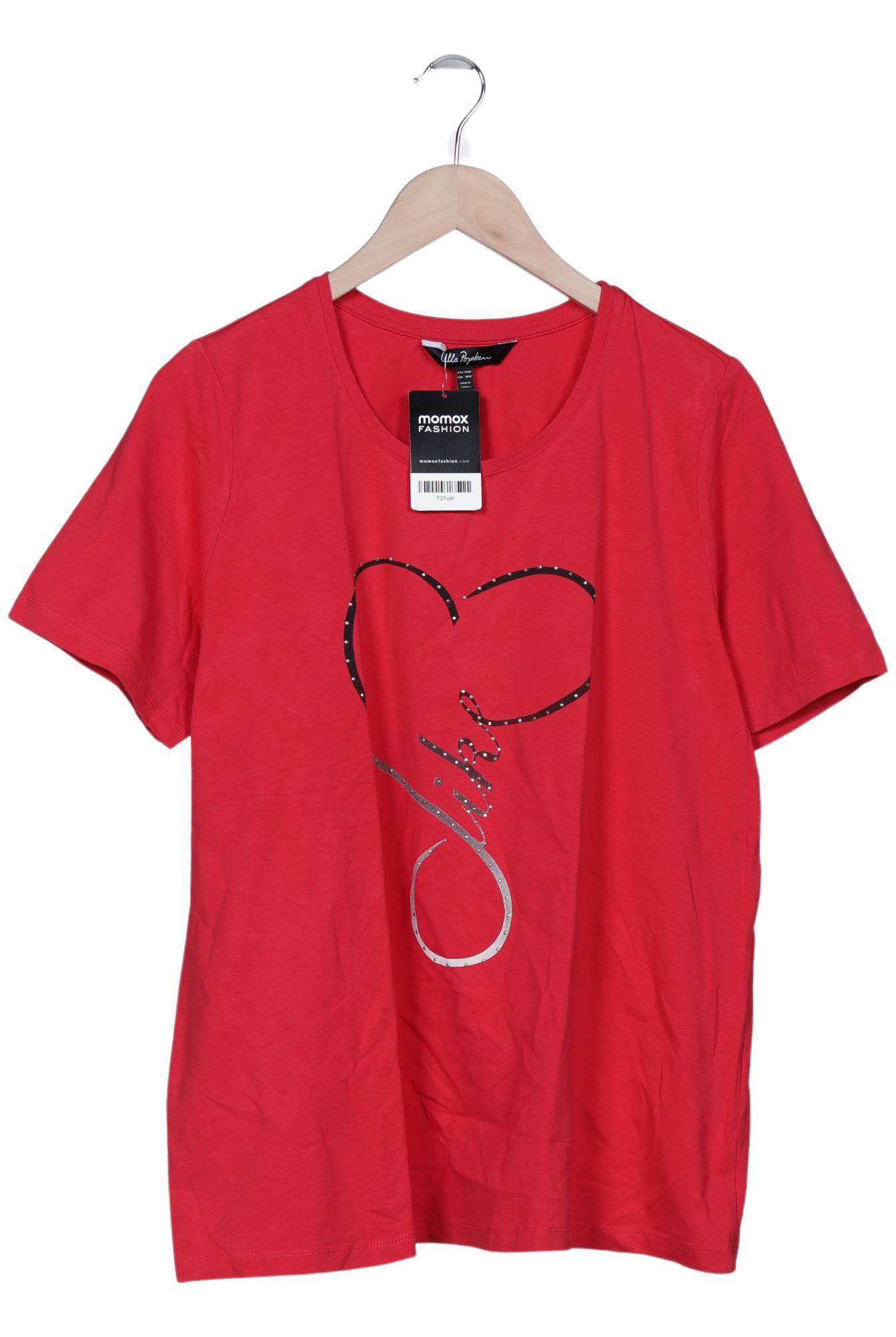 

Ulla Popken Damen T-Shirt, rot, Gr. 46