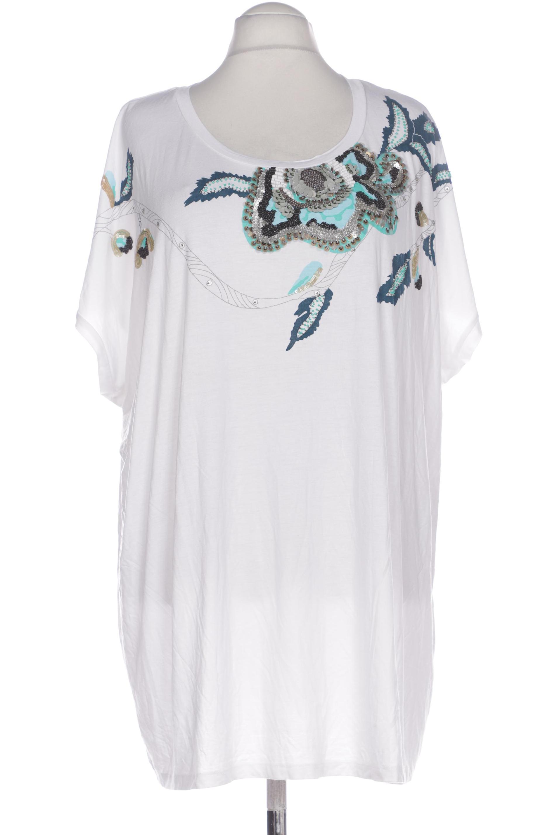 

Ulla Popken Damen T-Shirt, weiß, Gr. 54