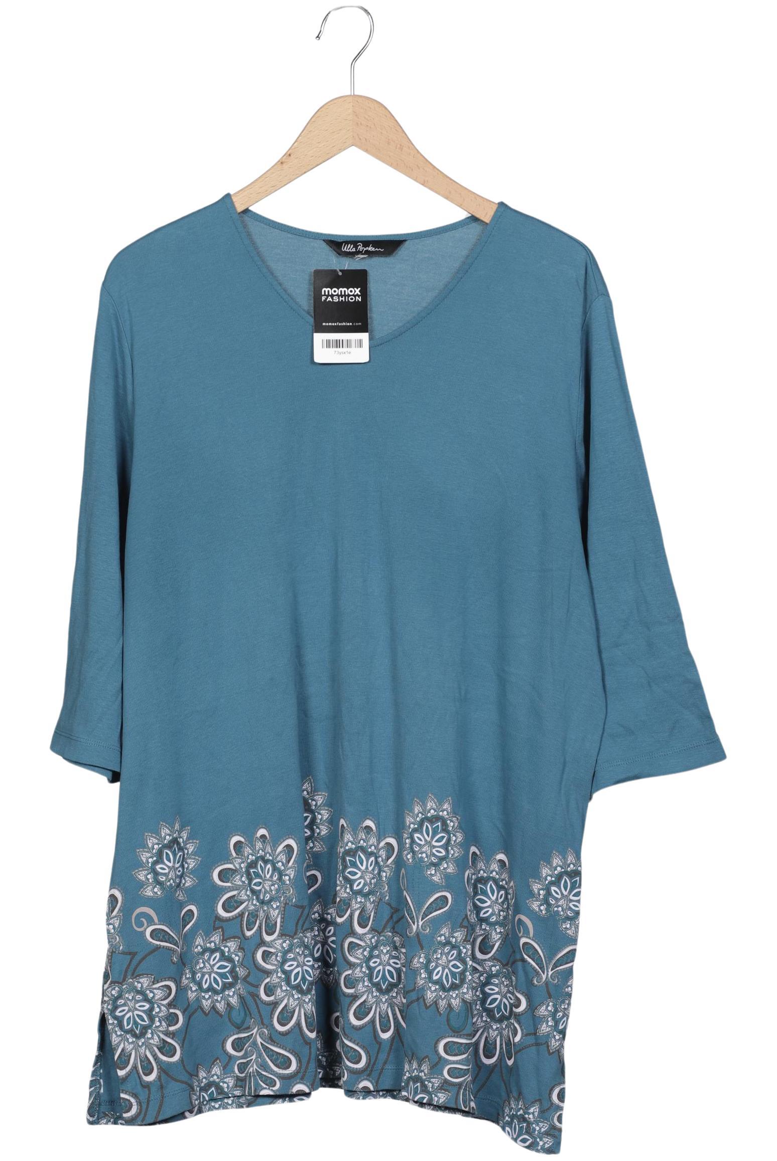 

Ulla Popken Damen Langarmshirt, hellblau, Gr. 48