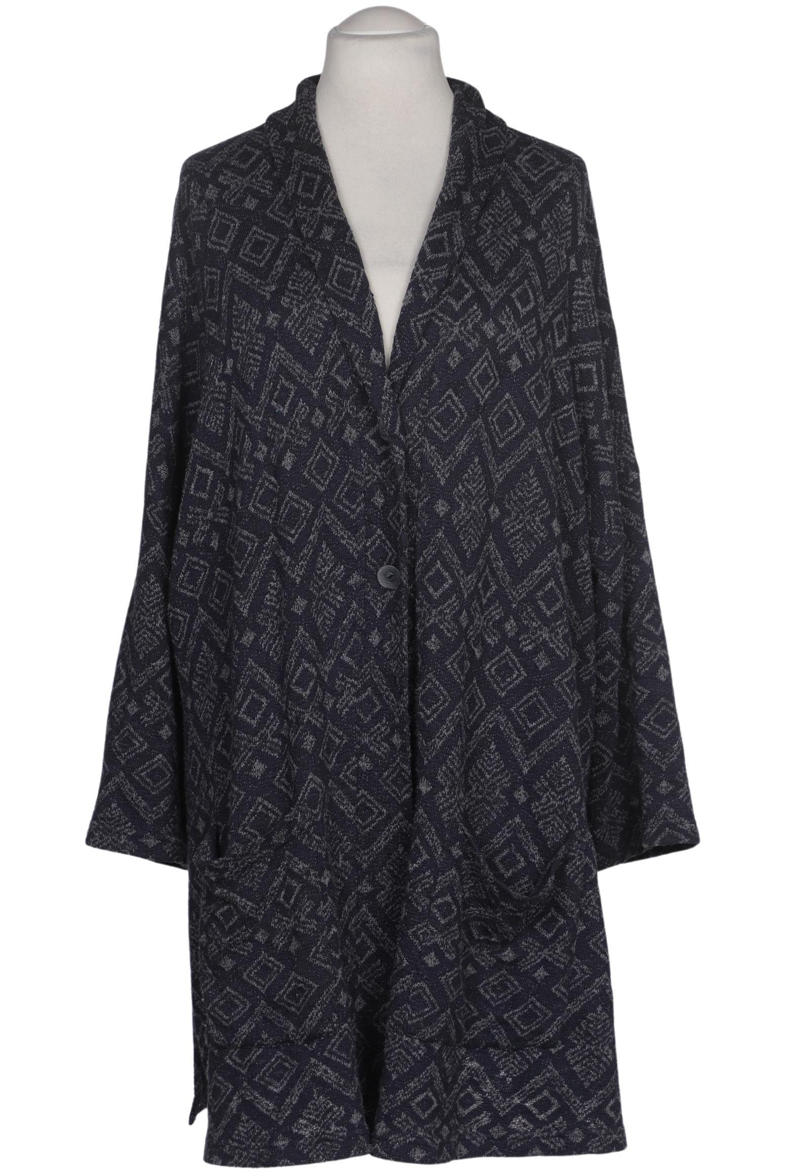 

Ulla Popken Damen Strickjacke, blau, Gr. 56