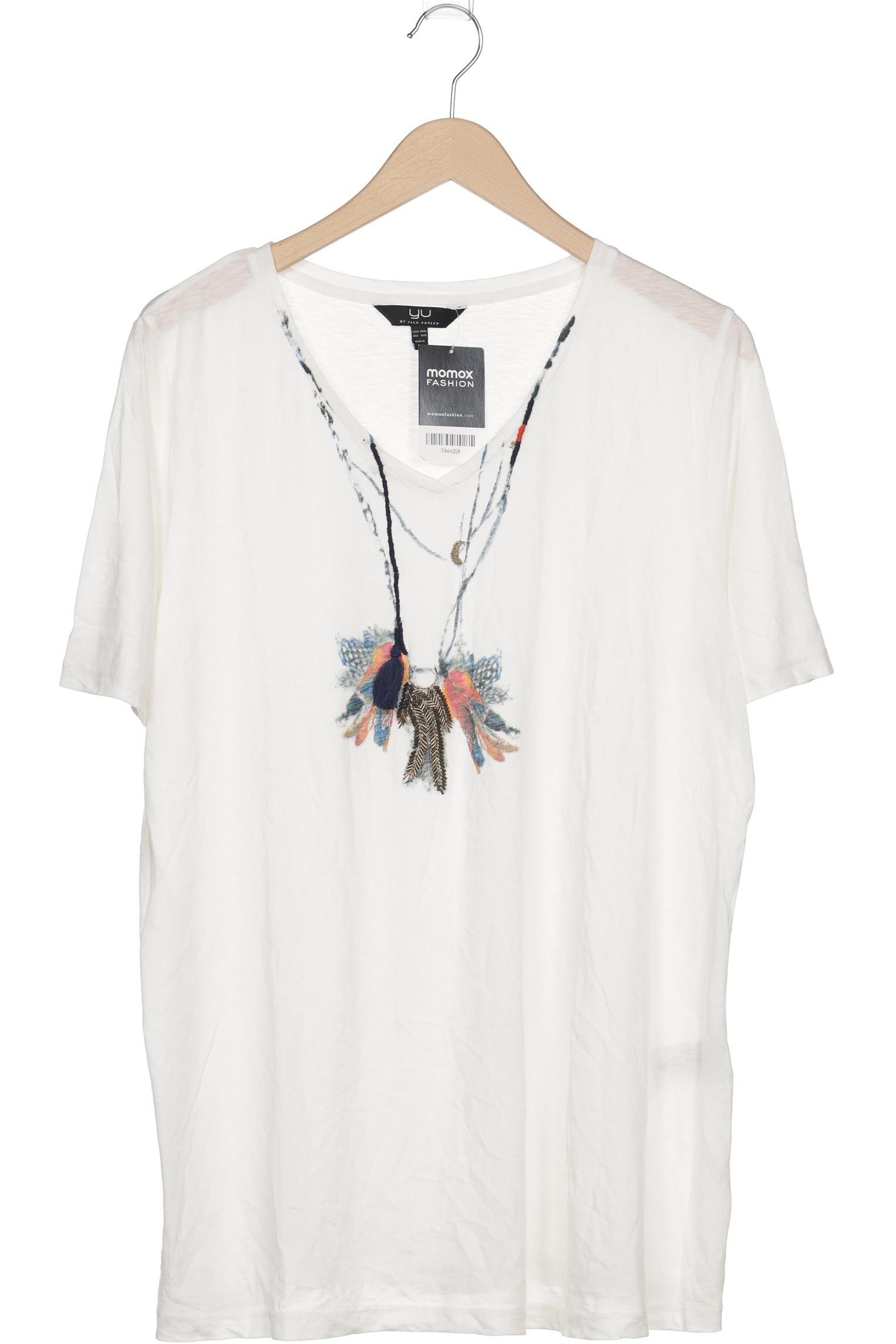

Ulla Popken Damen T-Shirt, weiß, Gr. 46