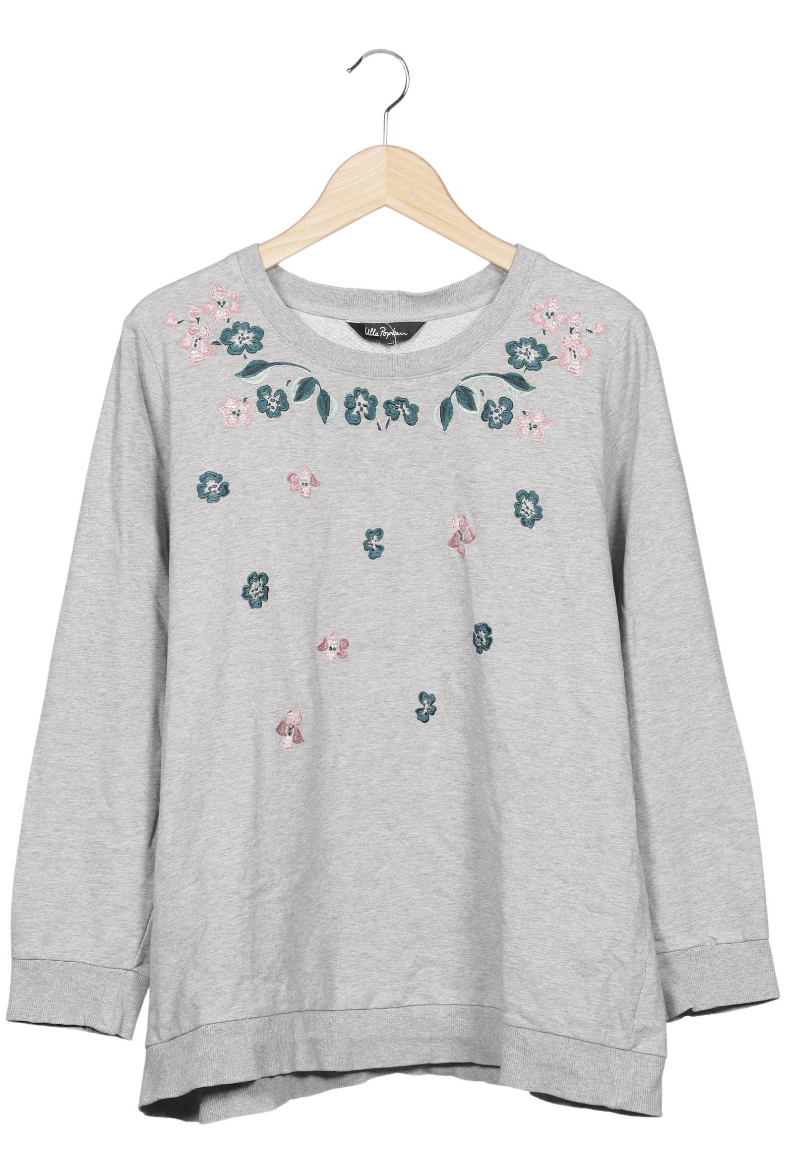 

Ulla Popken Damen Sweatshirt, grau, Gr. 46