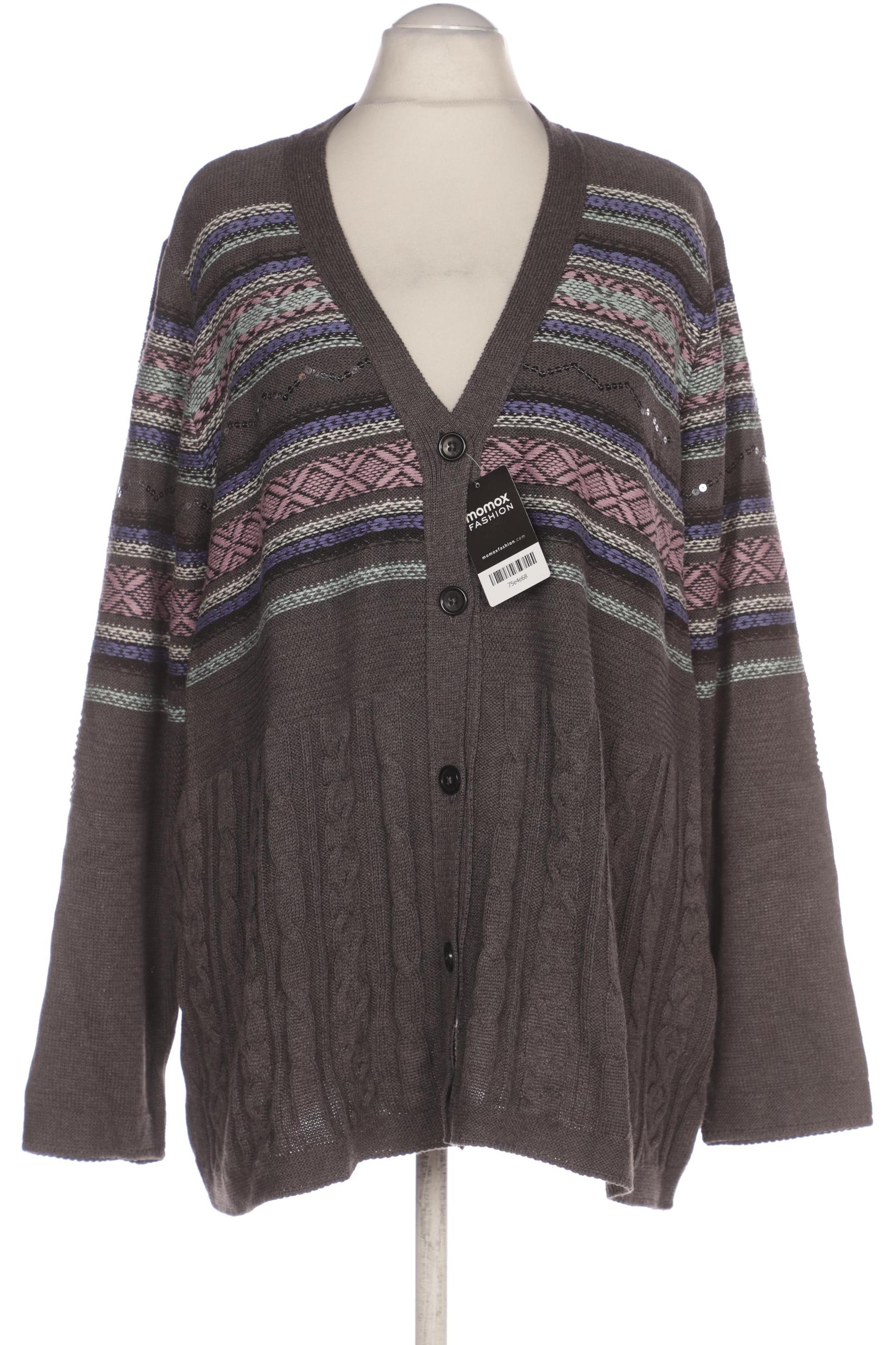 

Ulla Popken Damen Strickjacke, grau
