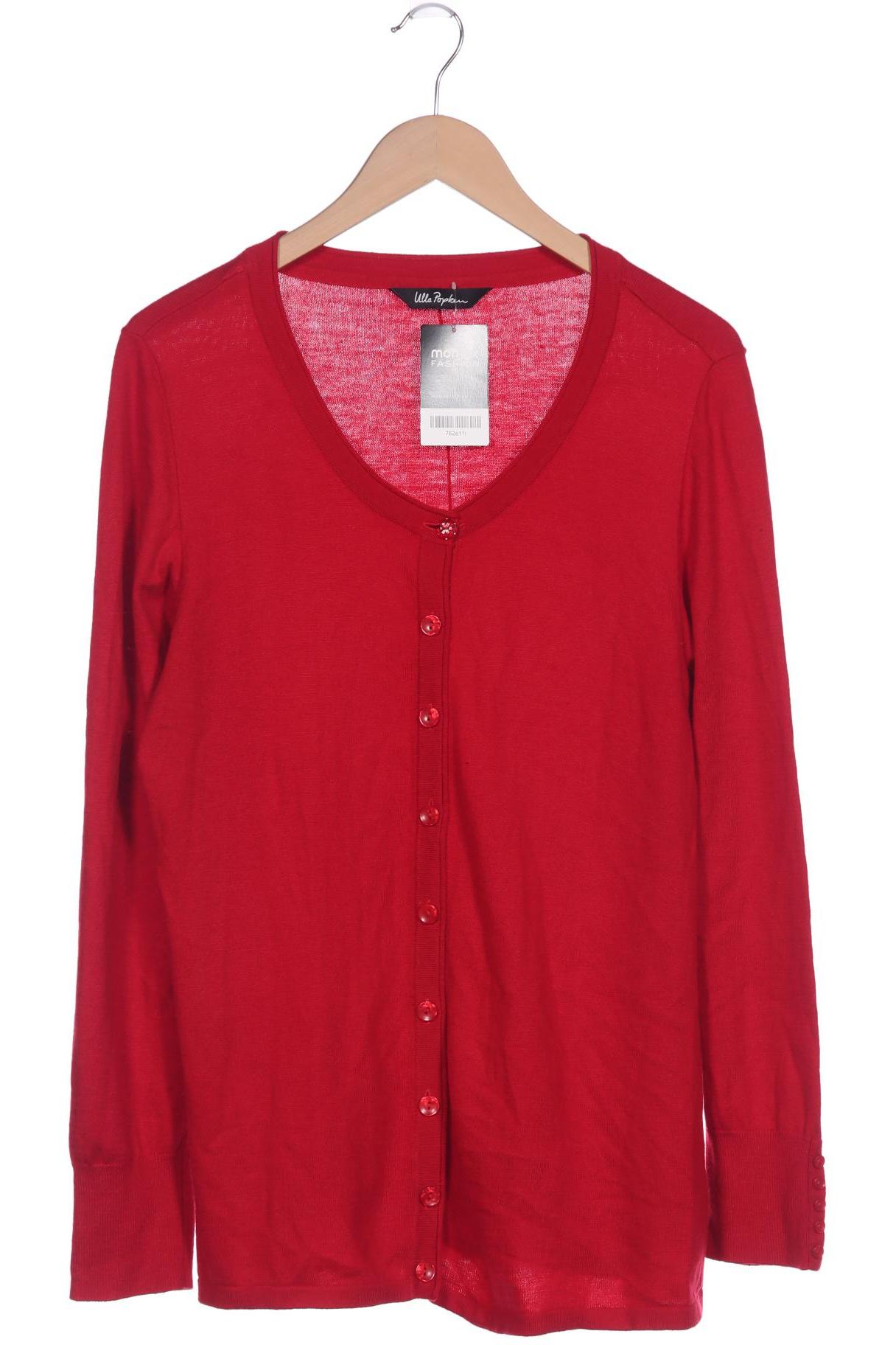 

Ulla Popken Damen Strickjacke, rot, Gr. 46