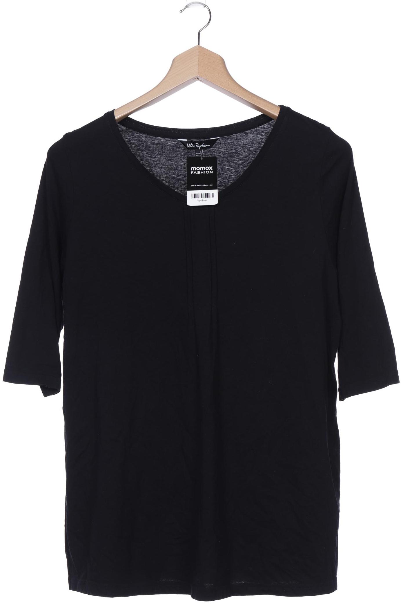 

Ulla Popken Damen Langarmshirt, schwarz, Gr. 46