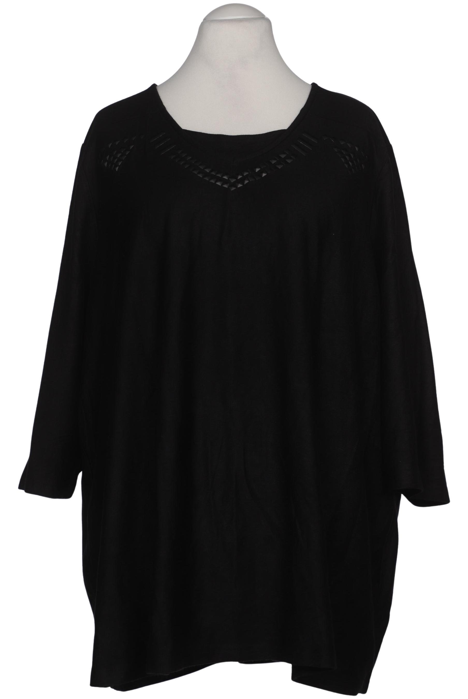 

Ulla Popken Damen Langarmshirt, schwarz, Gr. 54
