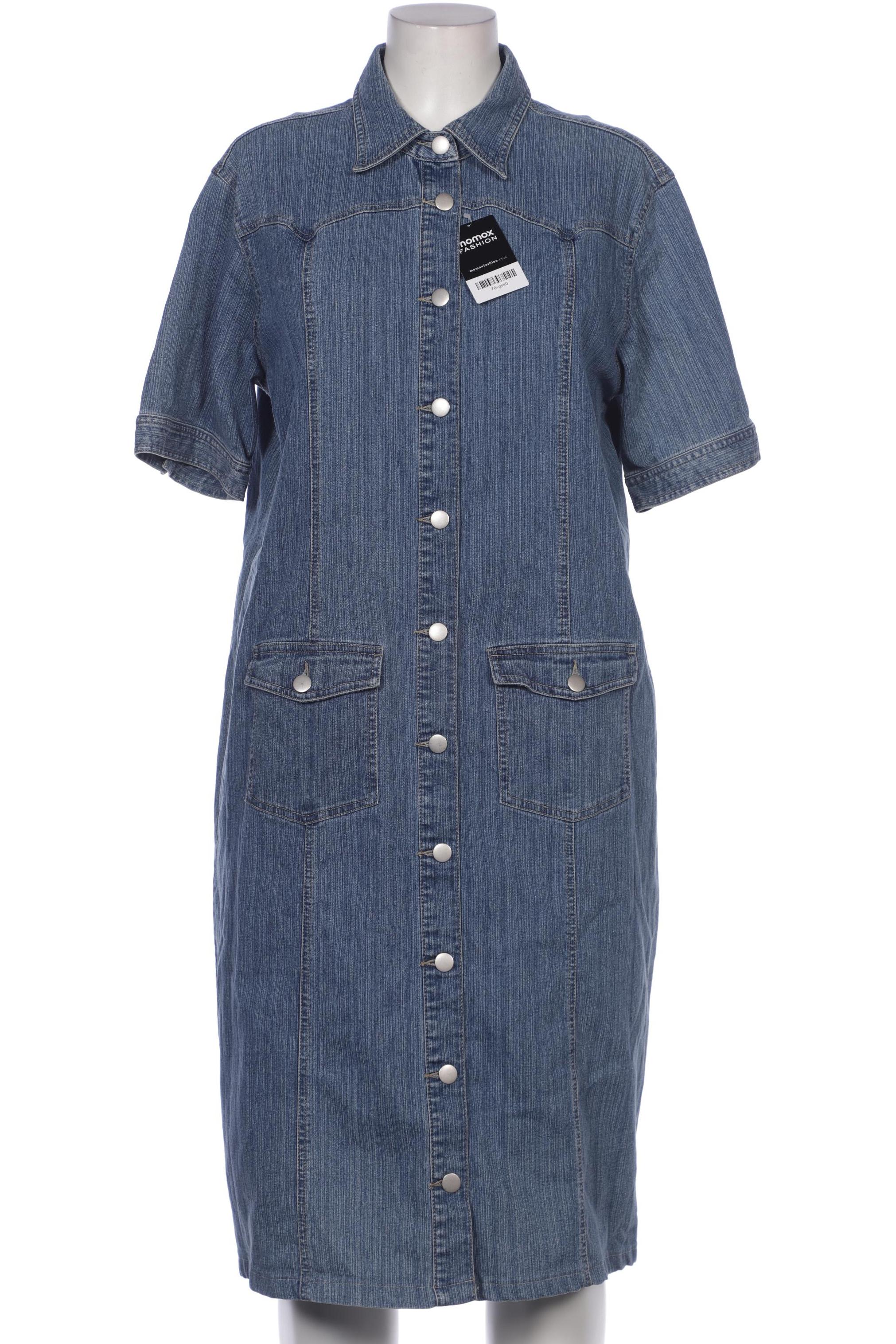 

Ulla Popken Damen Kleid, blau, Gr. 48