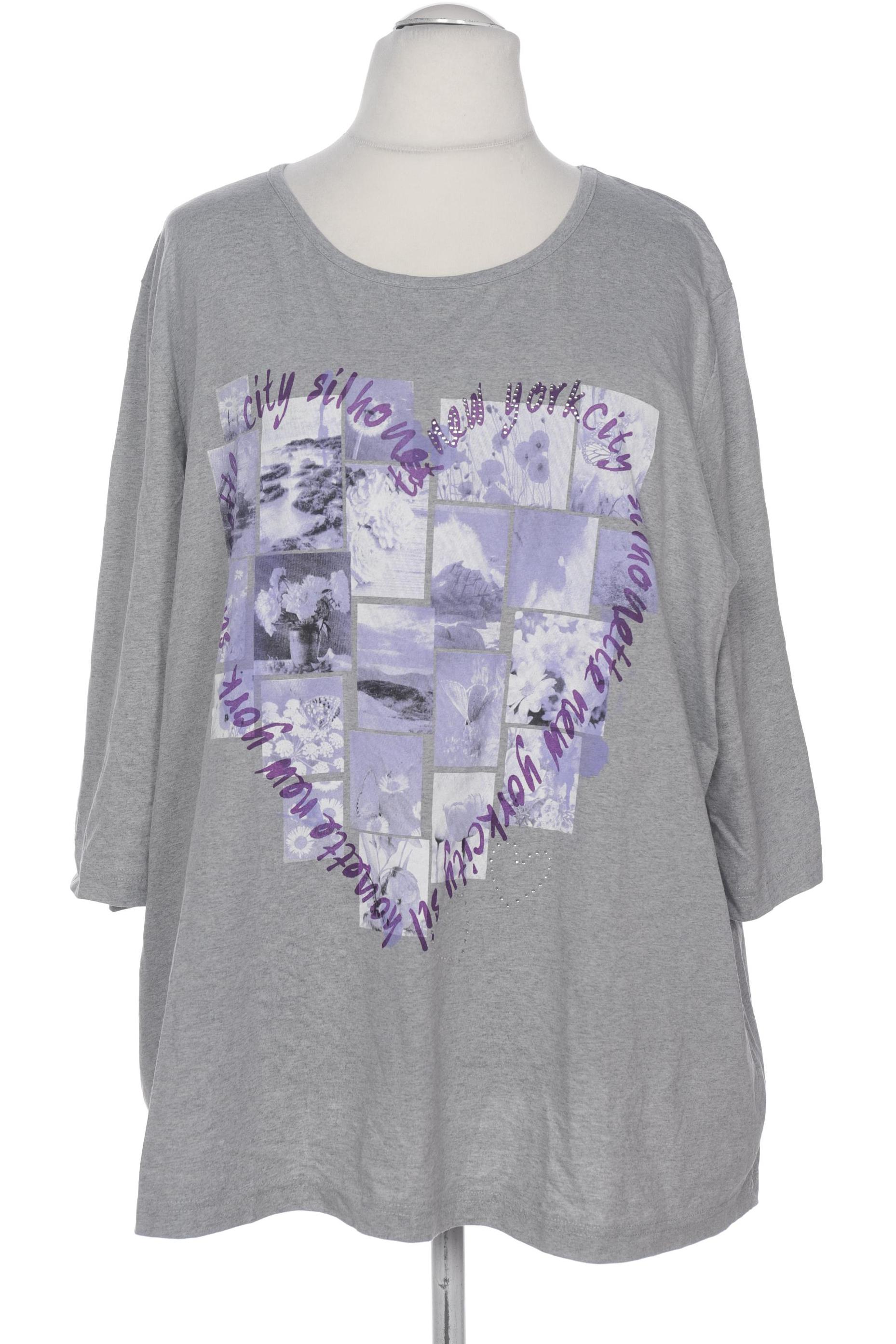 

Ulla Popken Damen Langarmshirt, grau