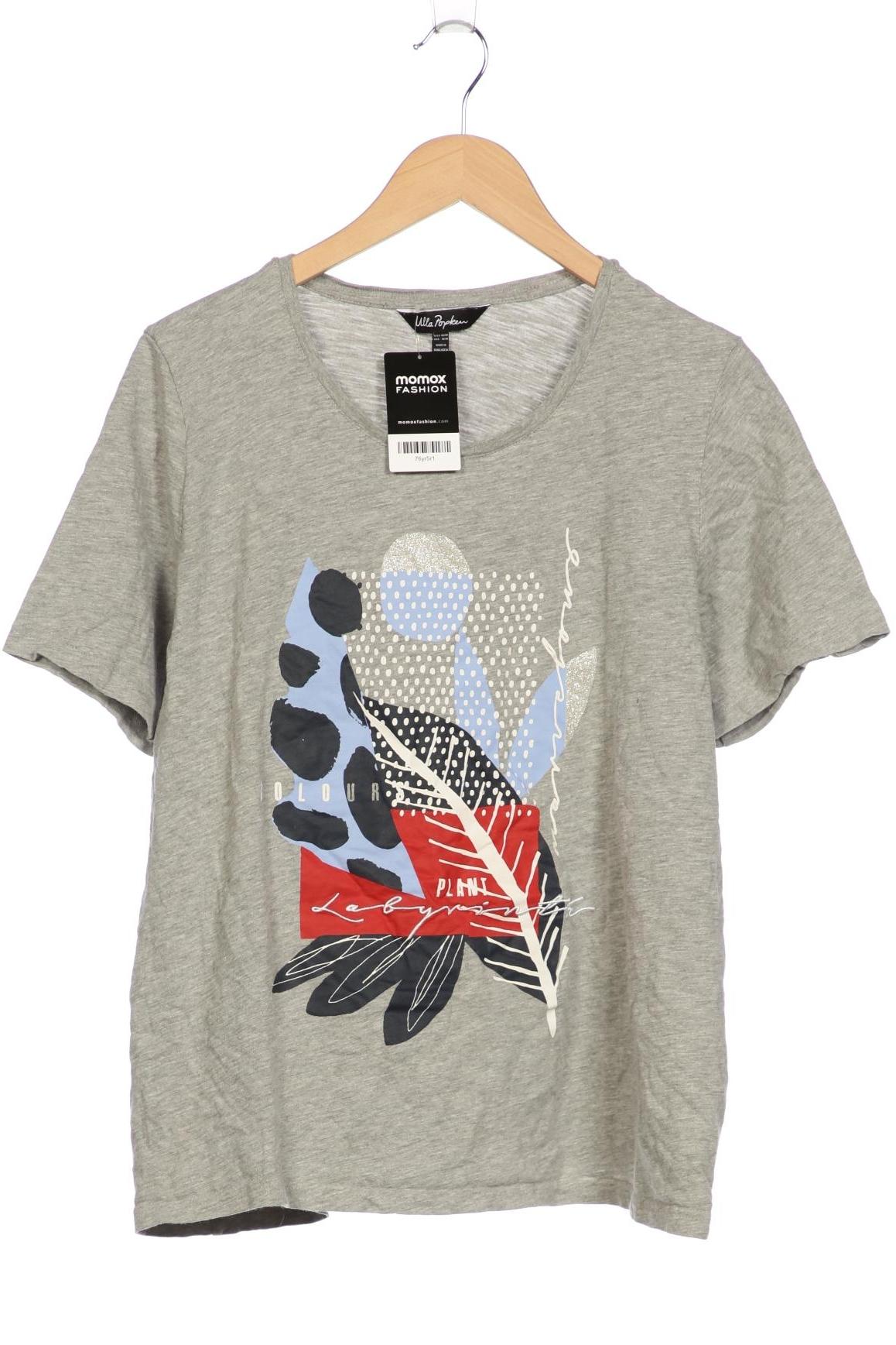 

Ulla Popken Damen T-Shirt, grau, Gr. 46