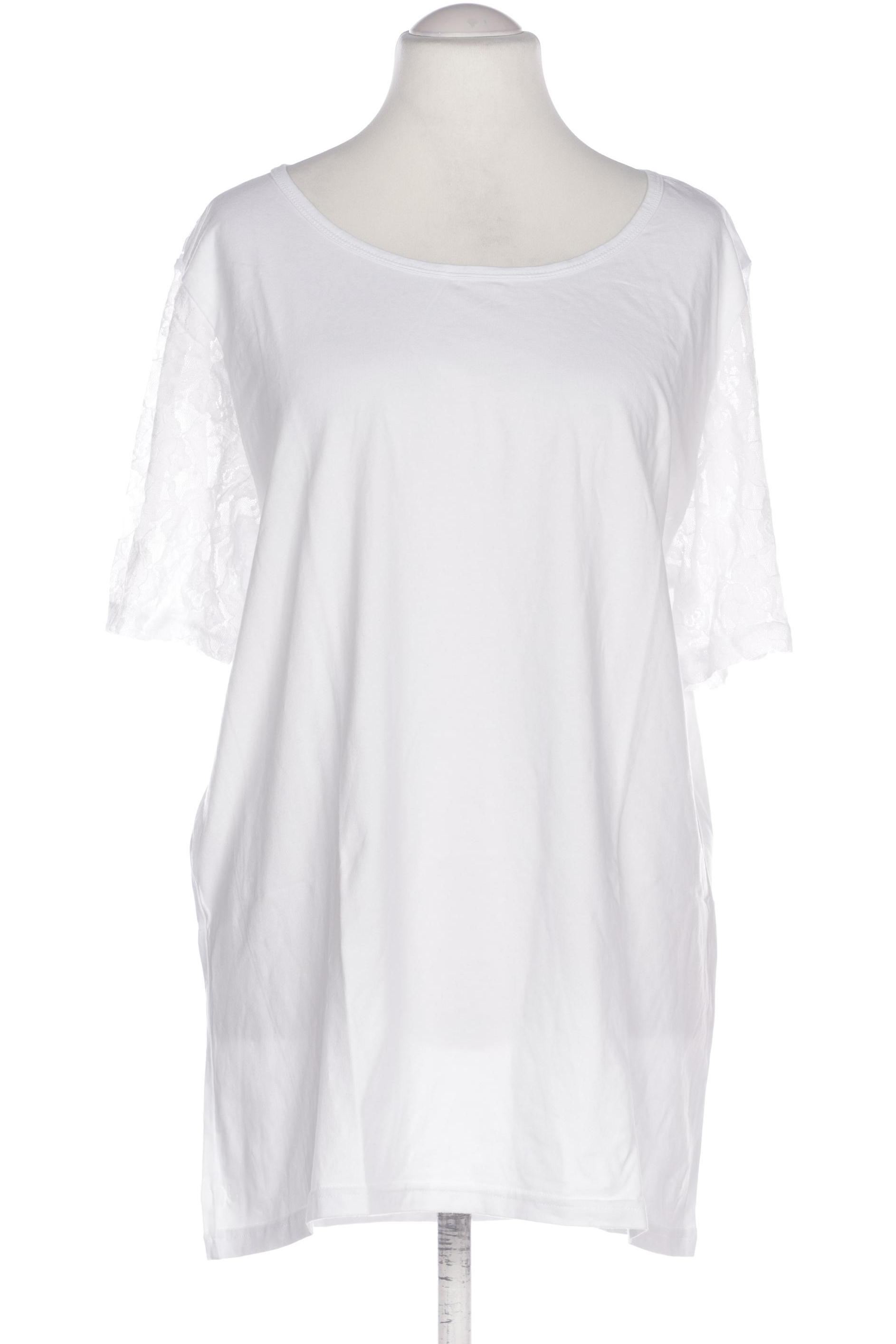 

Ulla Popken Damen T-Shirt, weiß, Gr. 58