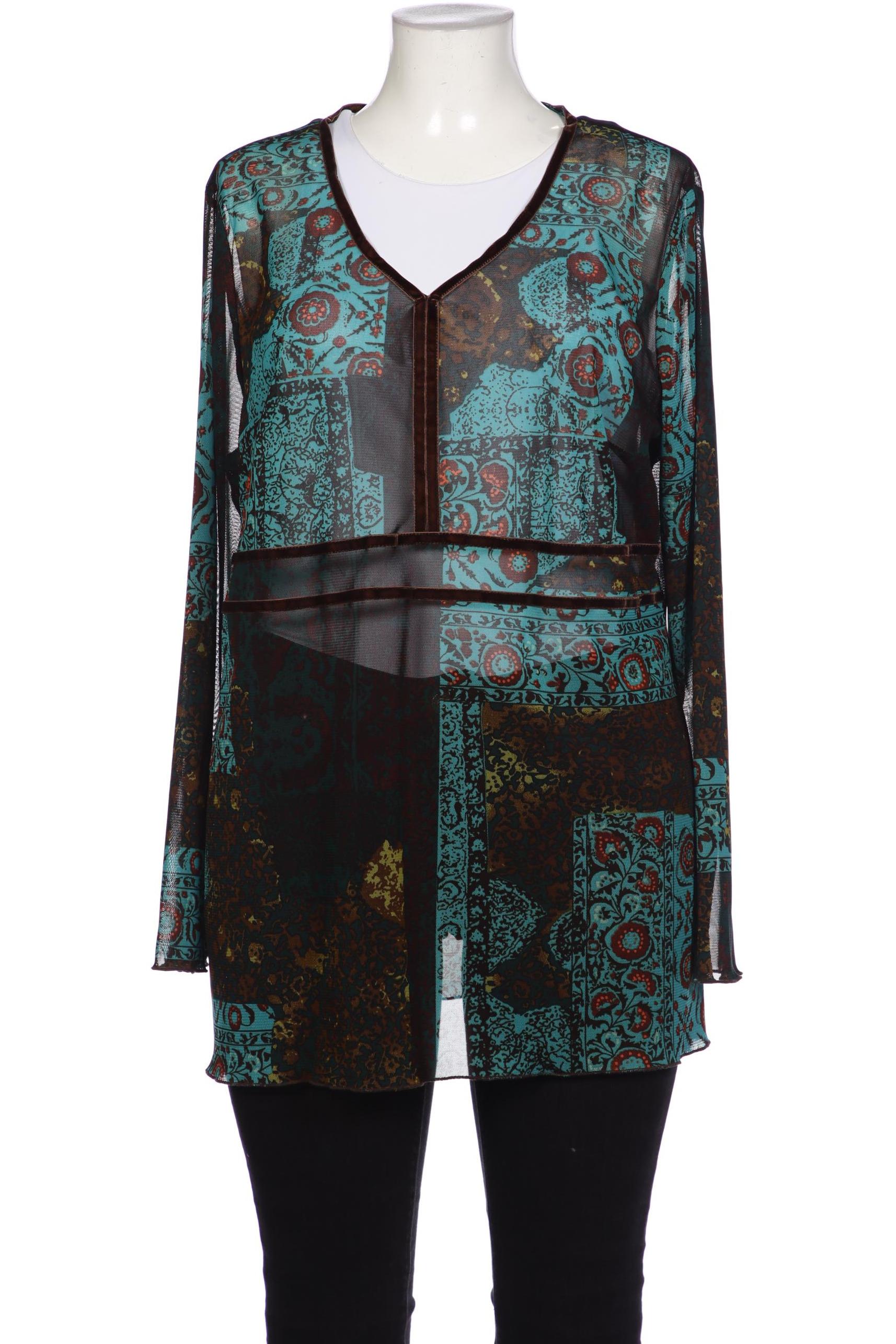 

Ulla Popken Damen Bluse, türkis, Gr. 46