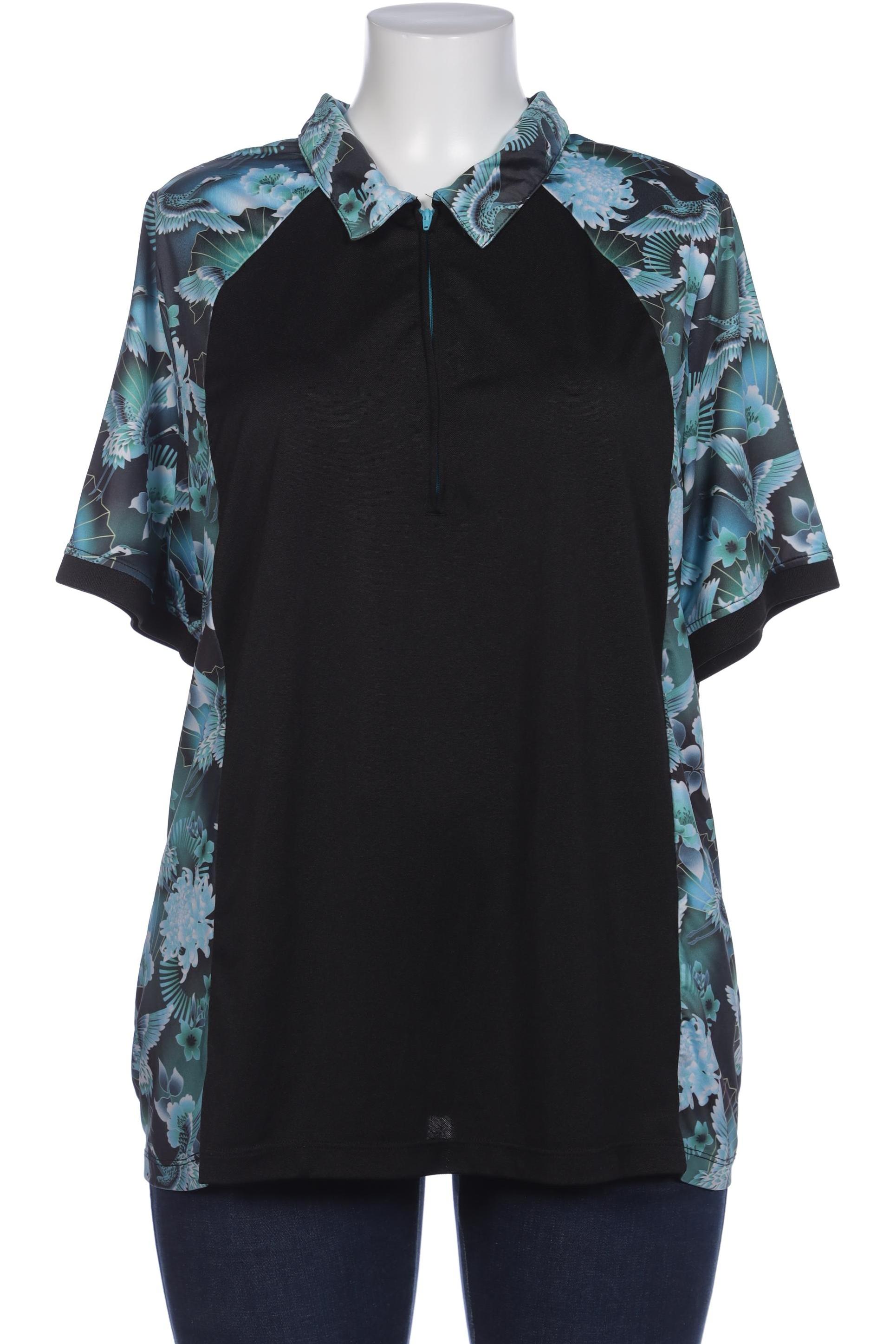 

Ulla Popken Damen Poloshirt, schwarz, Gr. 50