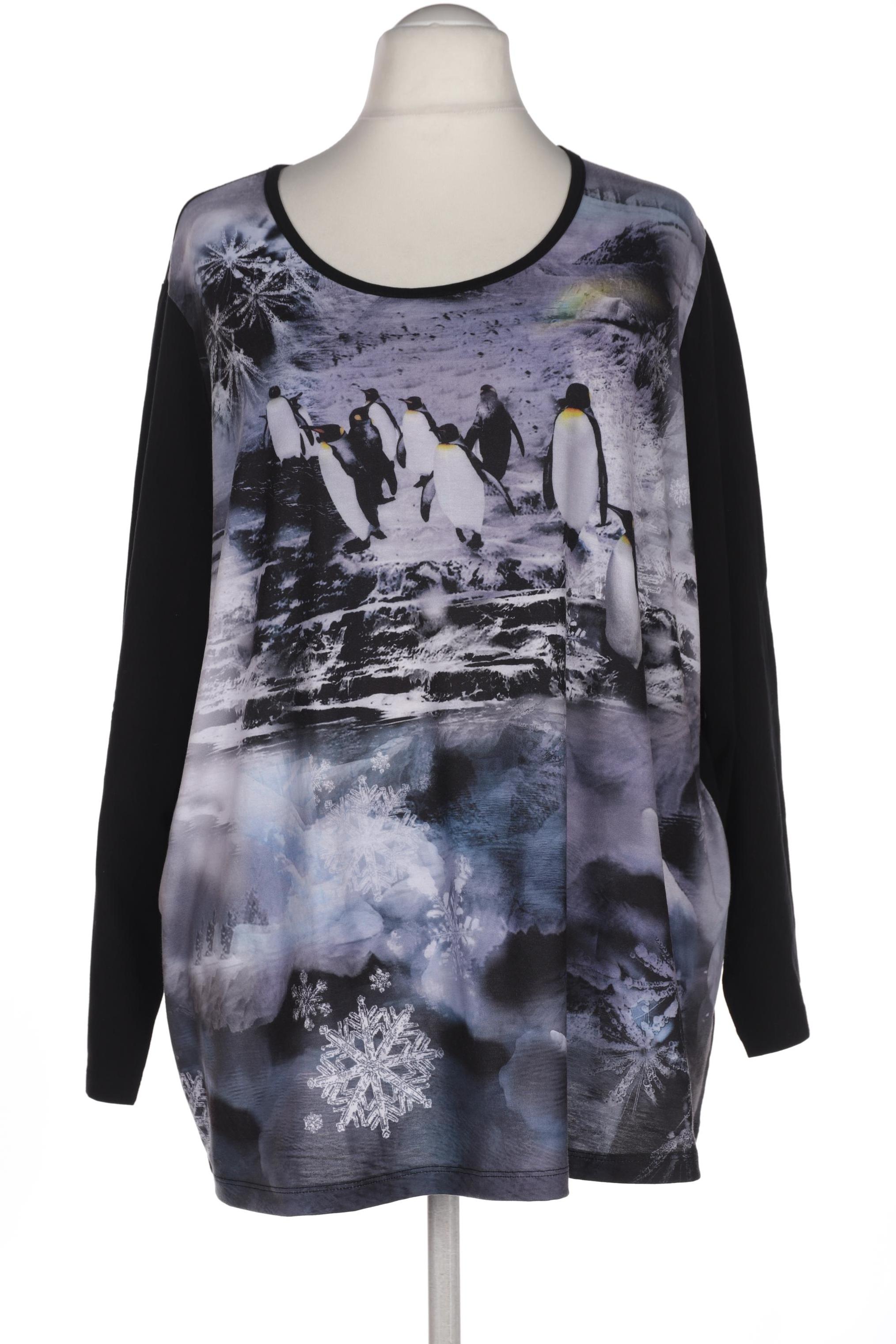 

Ulla Popken Damen Langarmshirt, schwarz, Gr. 54
