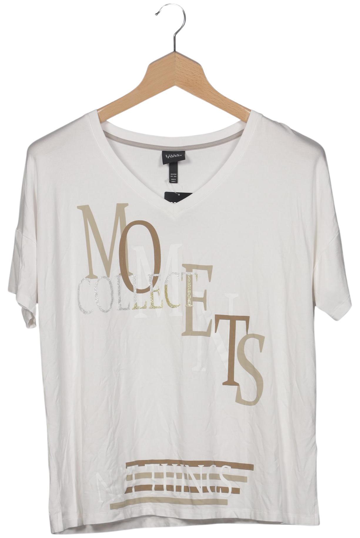 

Ulla Popken Damen T-Shirt, weiß, Gr. 42