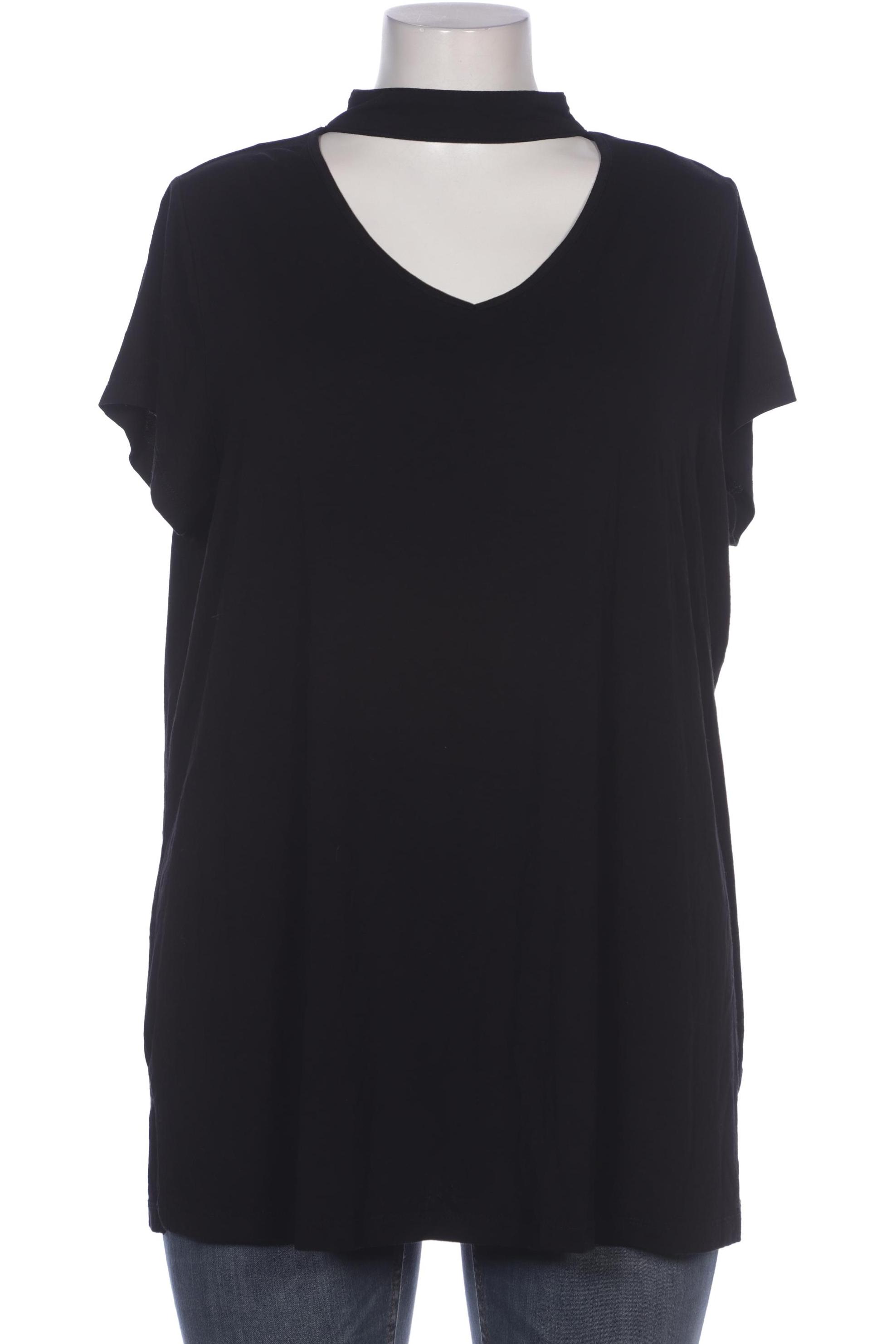 

Ulla Popken Damen T-Shirt, schwarz, Gr. 46