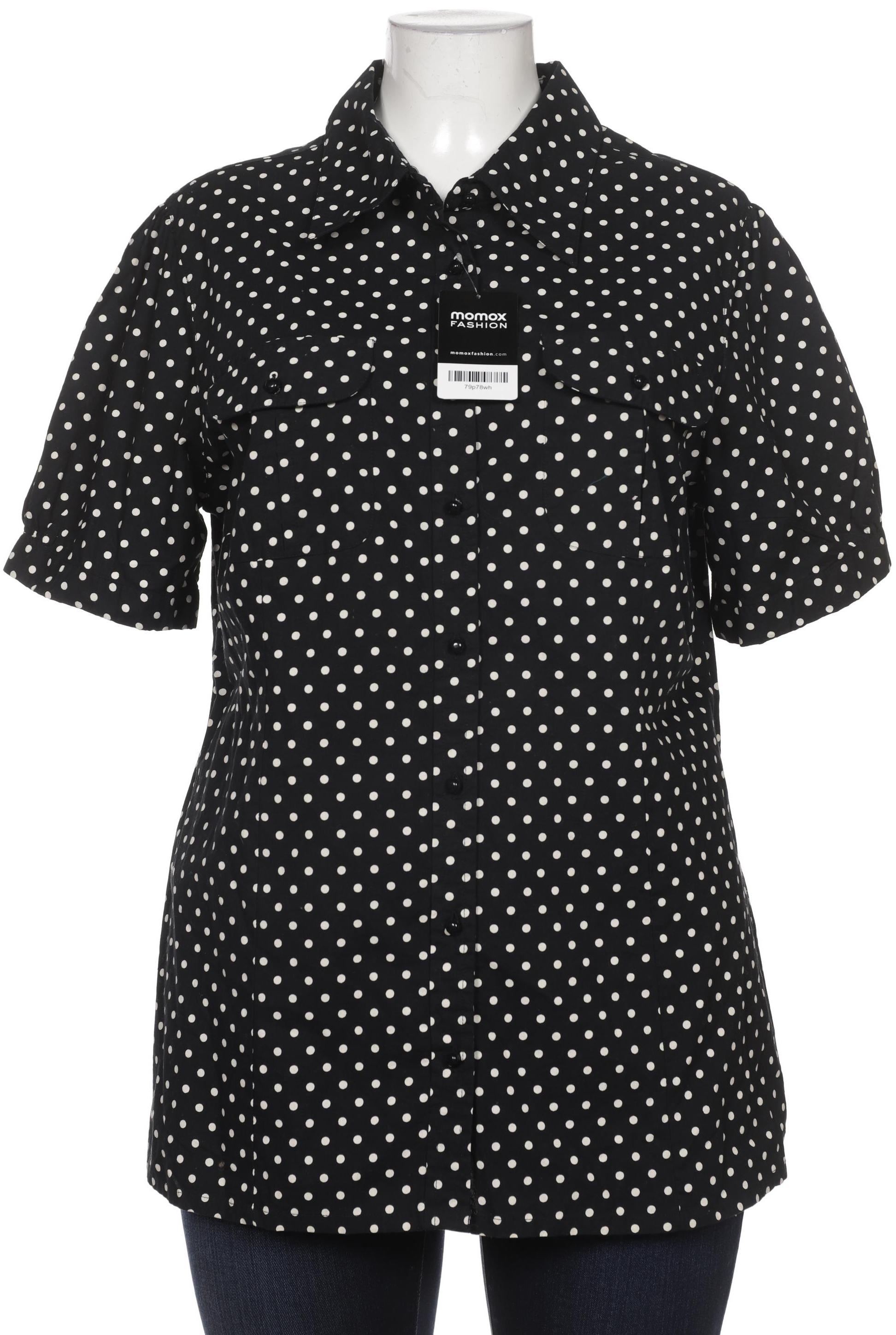 

Ulla Popken Damen Bluse, schwarz, Gr. 46