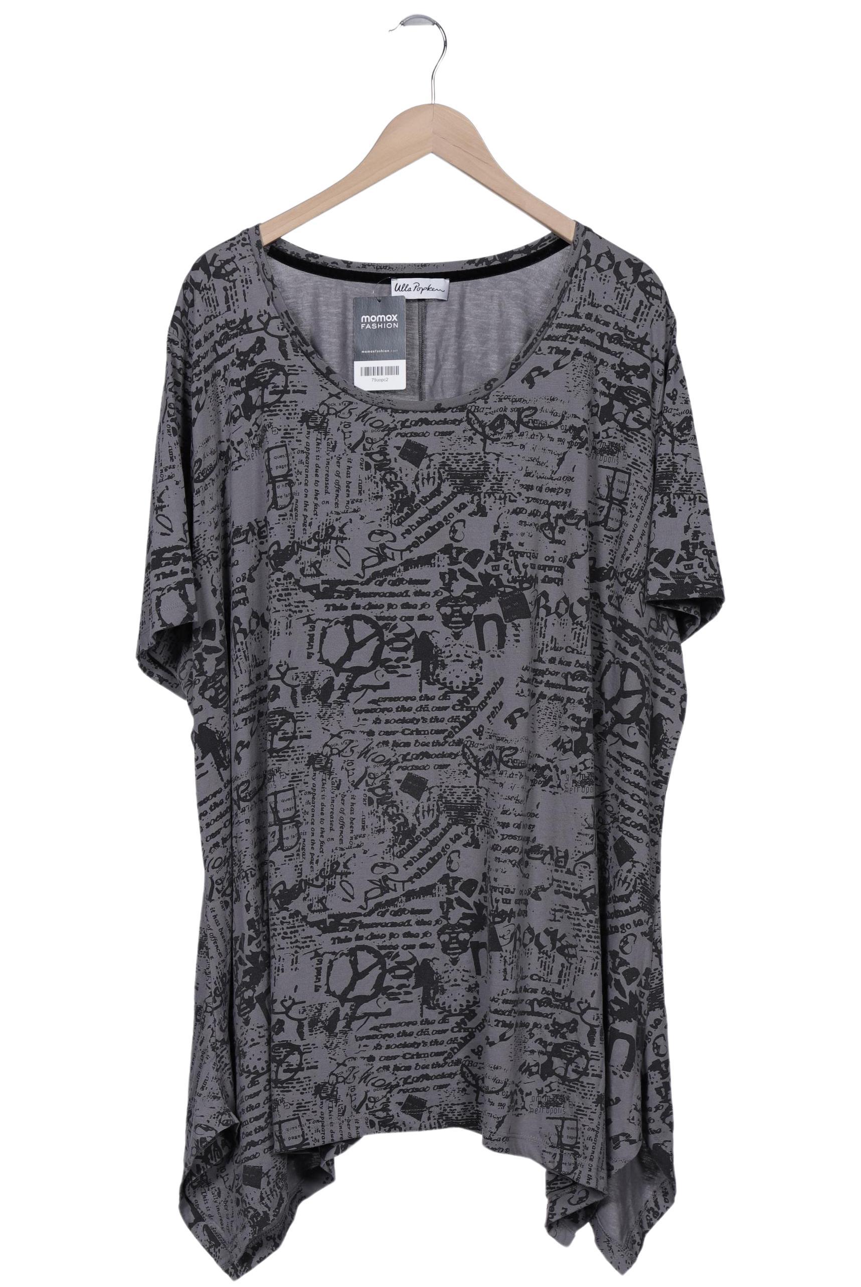

Ulla Popken Damen T-Shirt, grau, Gr. 58