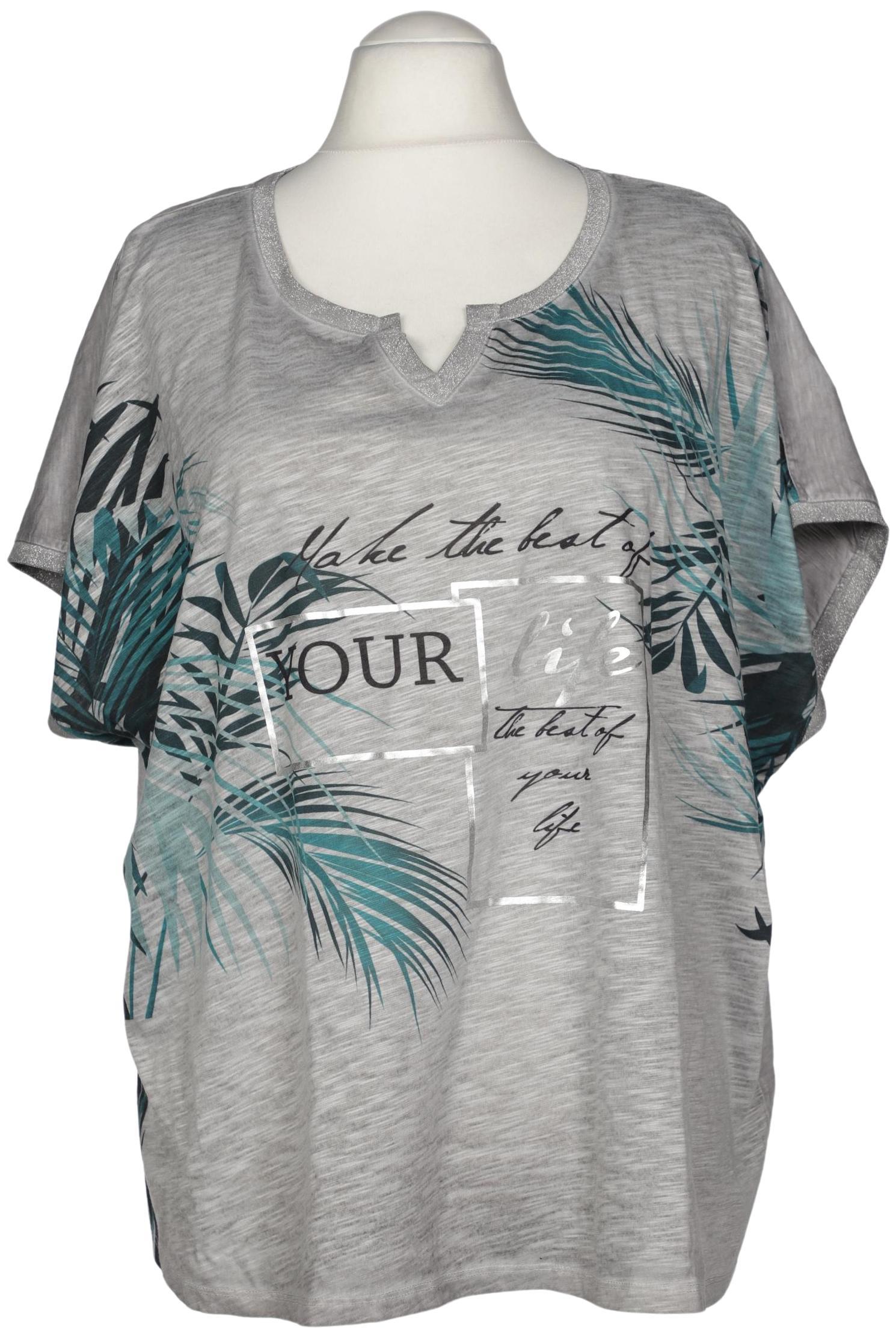 

Ulla Popken Damen T-Shirt, grau, Gr. 54