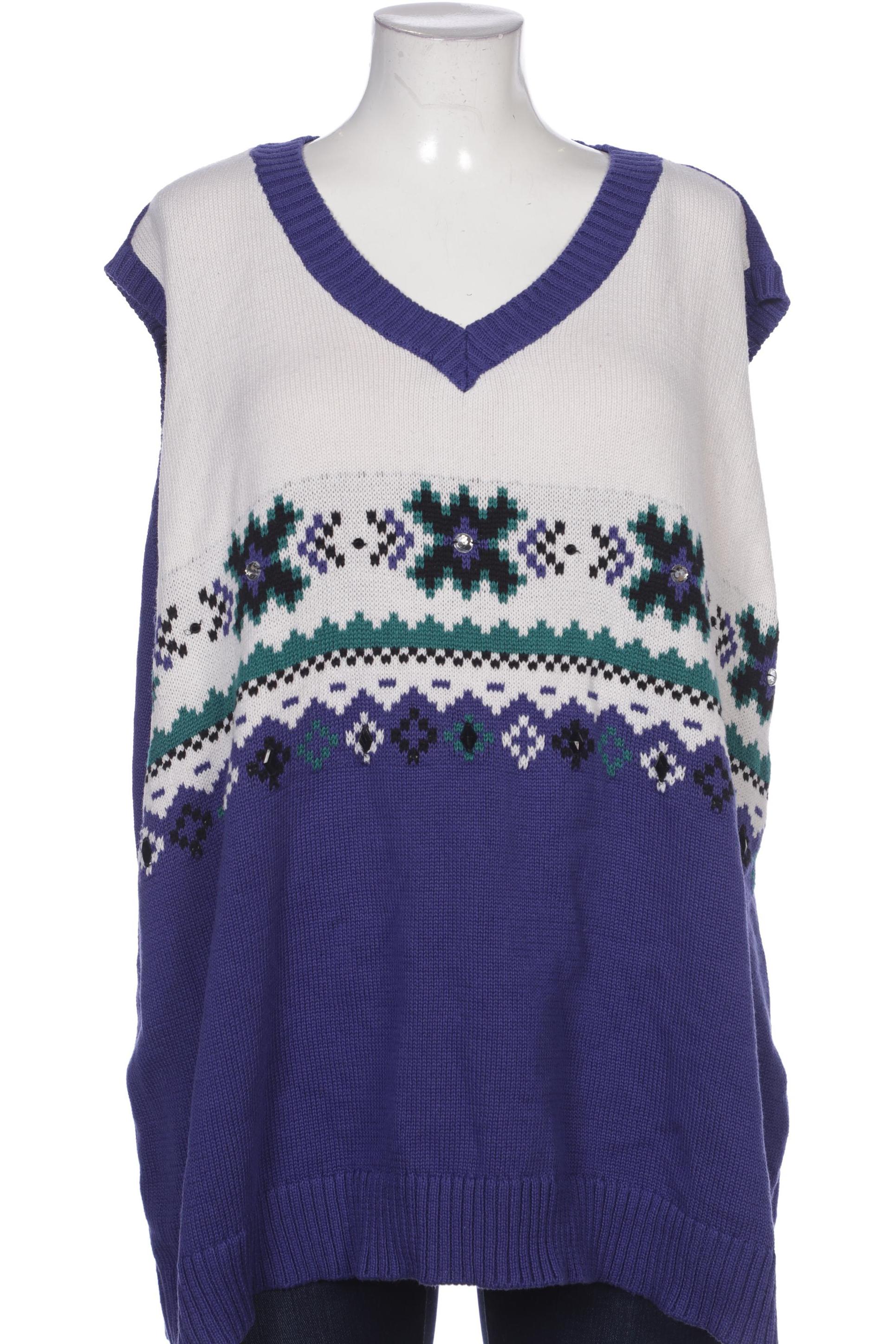 

Ulla Popken Damen Pullover, blau, Gr. 52