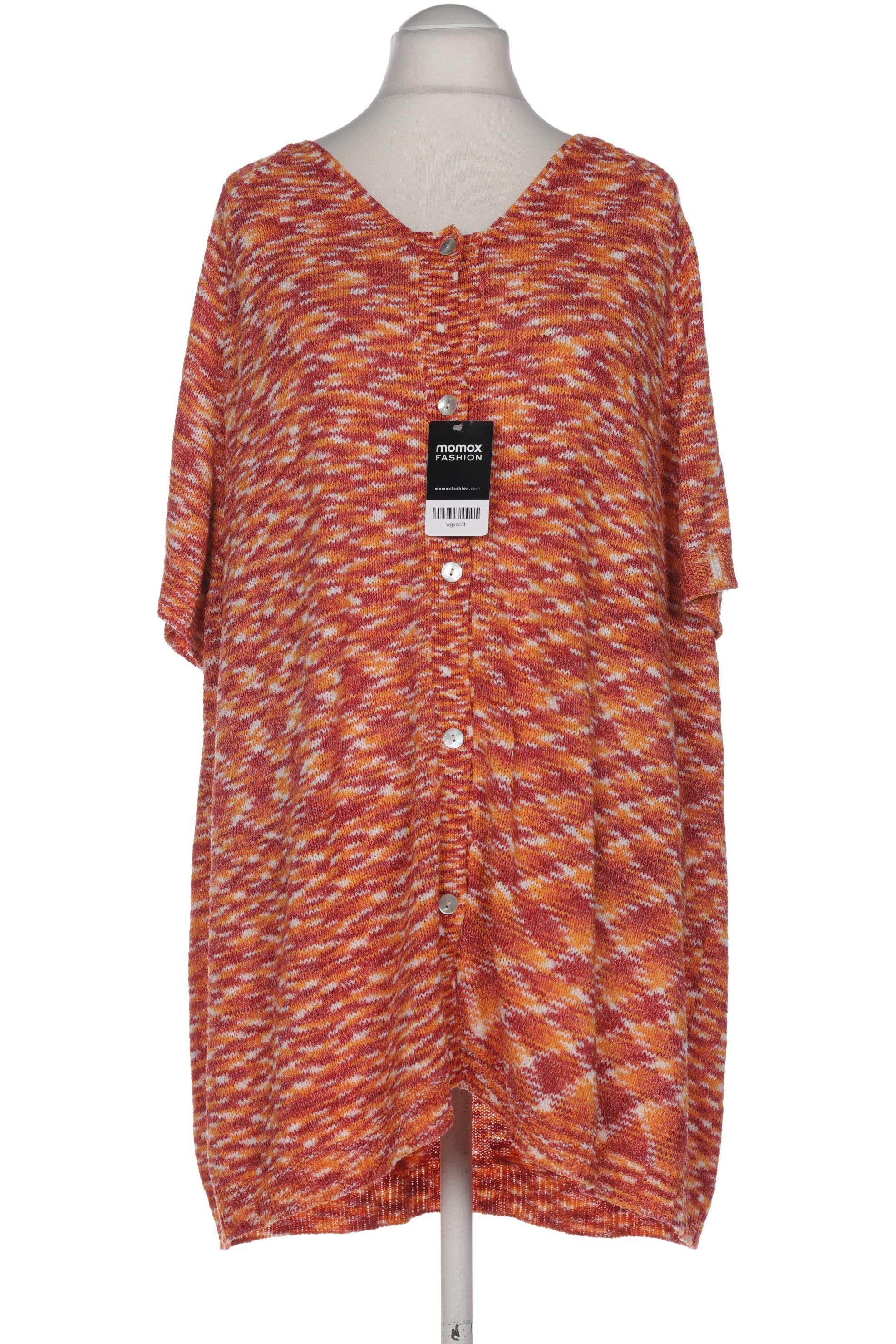 

Ulla Popken Damen Strickjacke, orange, Gr. 58